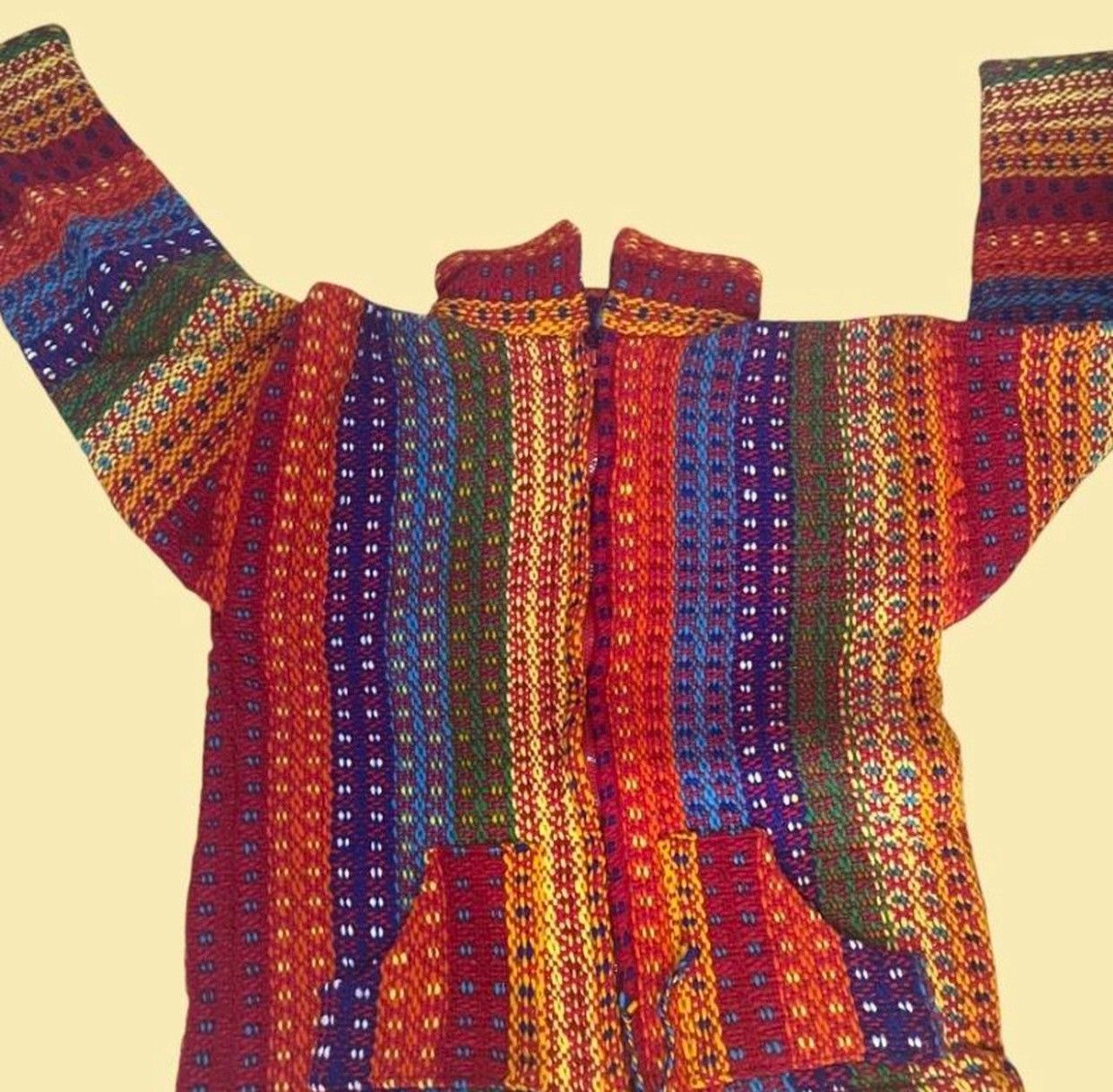 Other one-of-a-kind handmade jacket from Peru/ Ecuador 100% wool Size S / US 4 / IT 40 - 2 Thumbnail