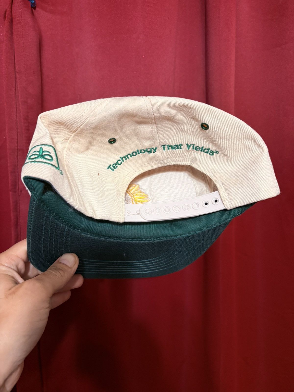 Vintage Vintage Pioneer Hat 90s Sunflower Money Sign Farm Wear Grail Size ONE SIZE - 3 Thumbnail