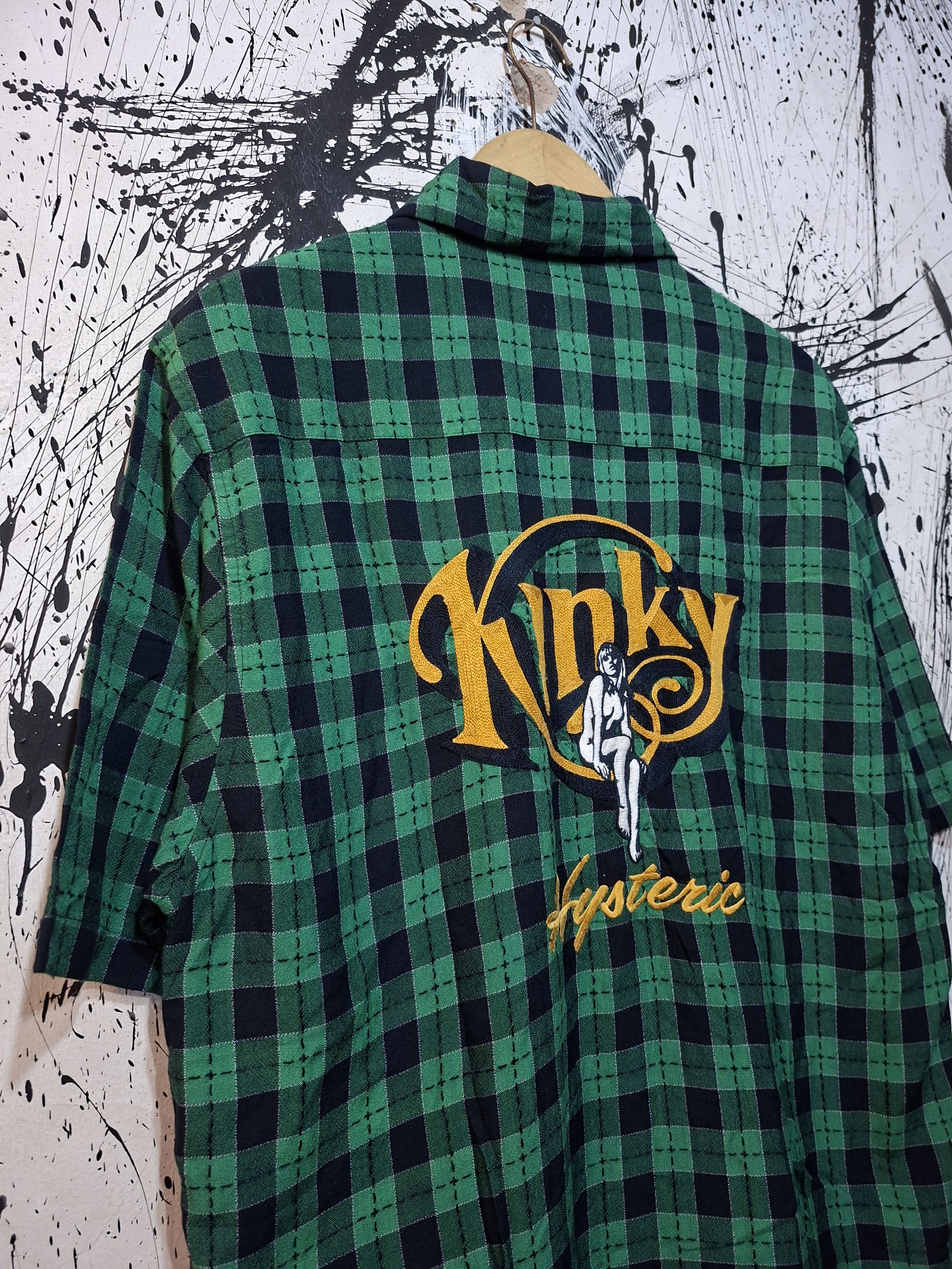 Hysteric Glamour HYSTERIC GLAMOUR KINKY PLAID CHECKERED BUTTON UP SHIRT Size US L / EU 52-54 / 3 - 2 Thumbnail