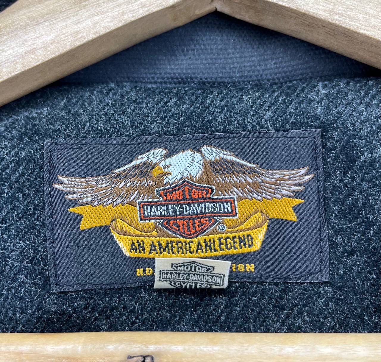 Harley Davidson Vintage Harley Davidson Black Moto Racing Jacket Size US L / EU 52-54 / 3 - 8 Thumbnail
