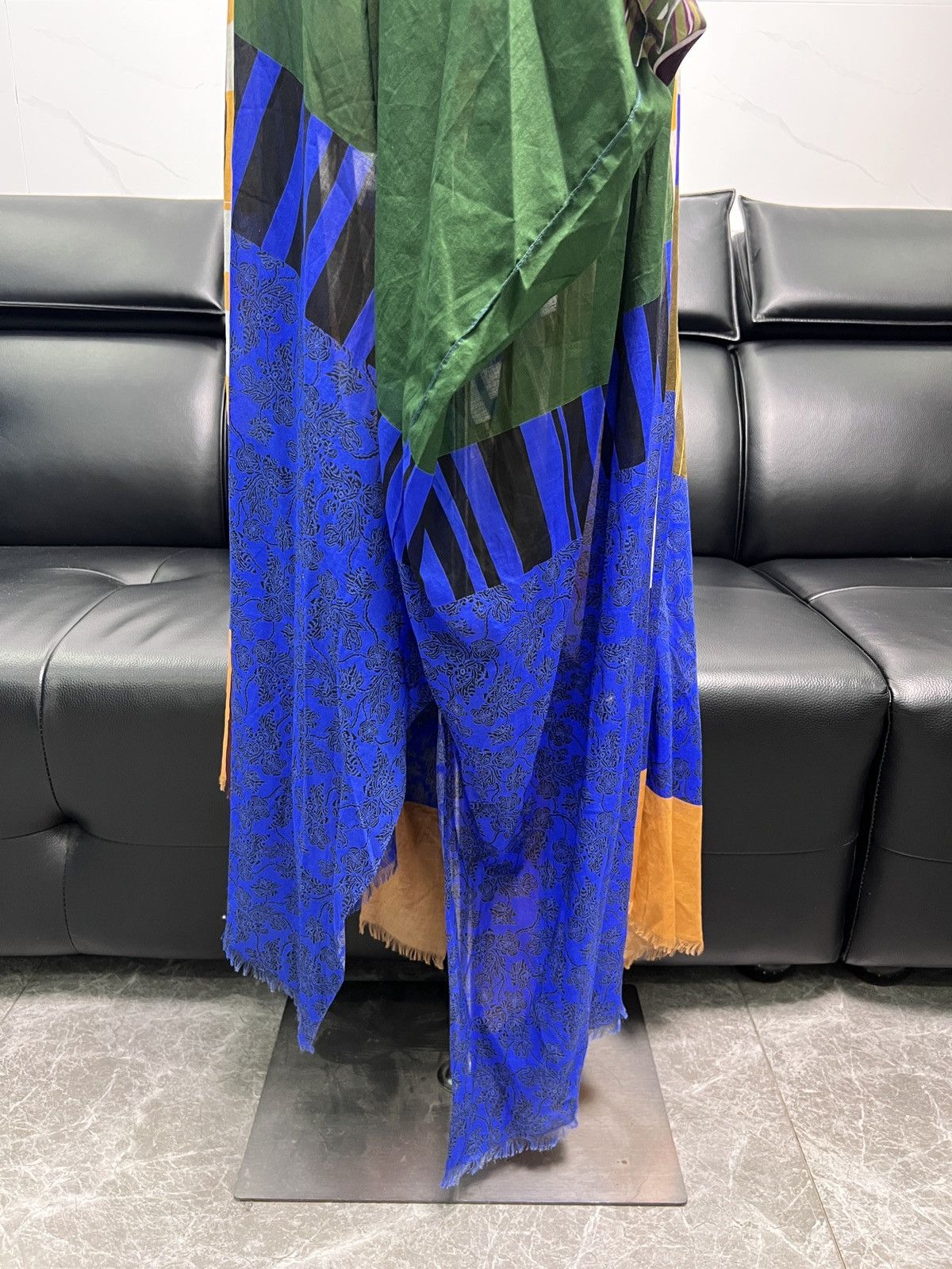 Dries Van Noten Dries Van Noten SS23 Patchwork Print Kaftan Dress Size ONE SIZE - 16 Thumbnail