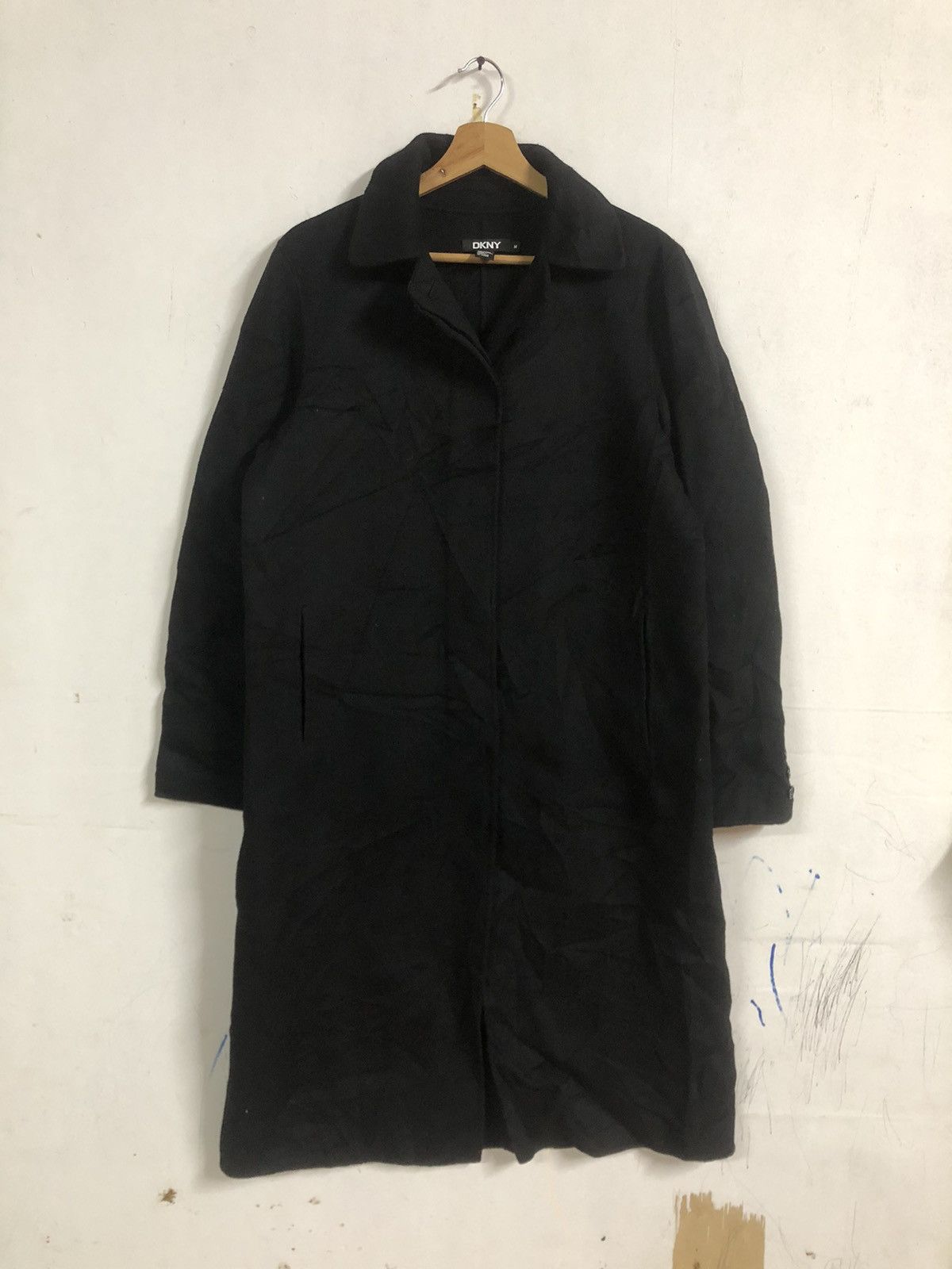 DKNY × Designer × Japanese Brand Vintage Y2k DKNY long Jacket women Size M / US 6-8 / IT 42-44 - 1 Thumbnail