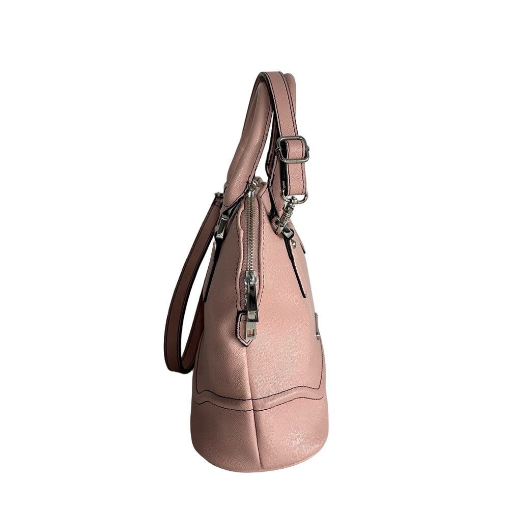 London Fog London Fog Pastel Pink Dome Top Handle Satchel Shoulder Bag Size ONE SIZE - 5 Thumbnail