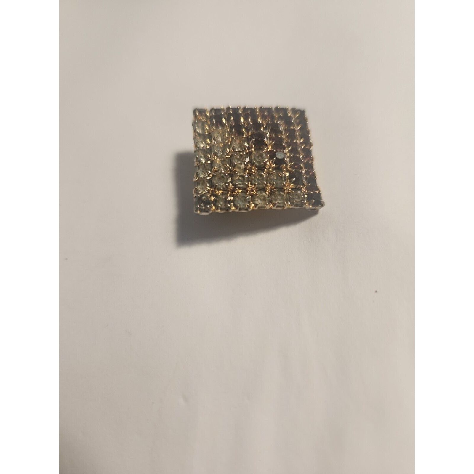 Other vintage purple and white rhinestone brooch excellent cond Size ONE SIZE - 1 Thumbnail