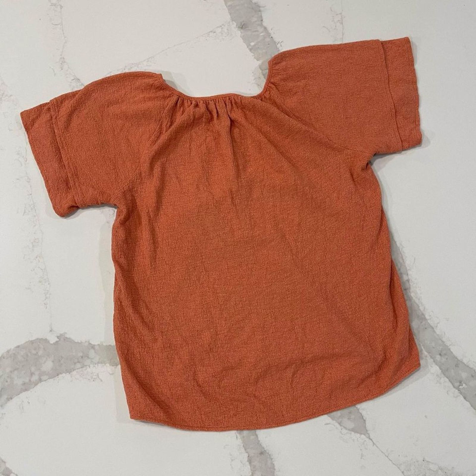 Madewell Madewell Texture Thread Tiered Sleeve Top Women's Small Boho Size S / US 4 / IT 40 - 7 Thumbnail