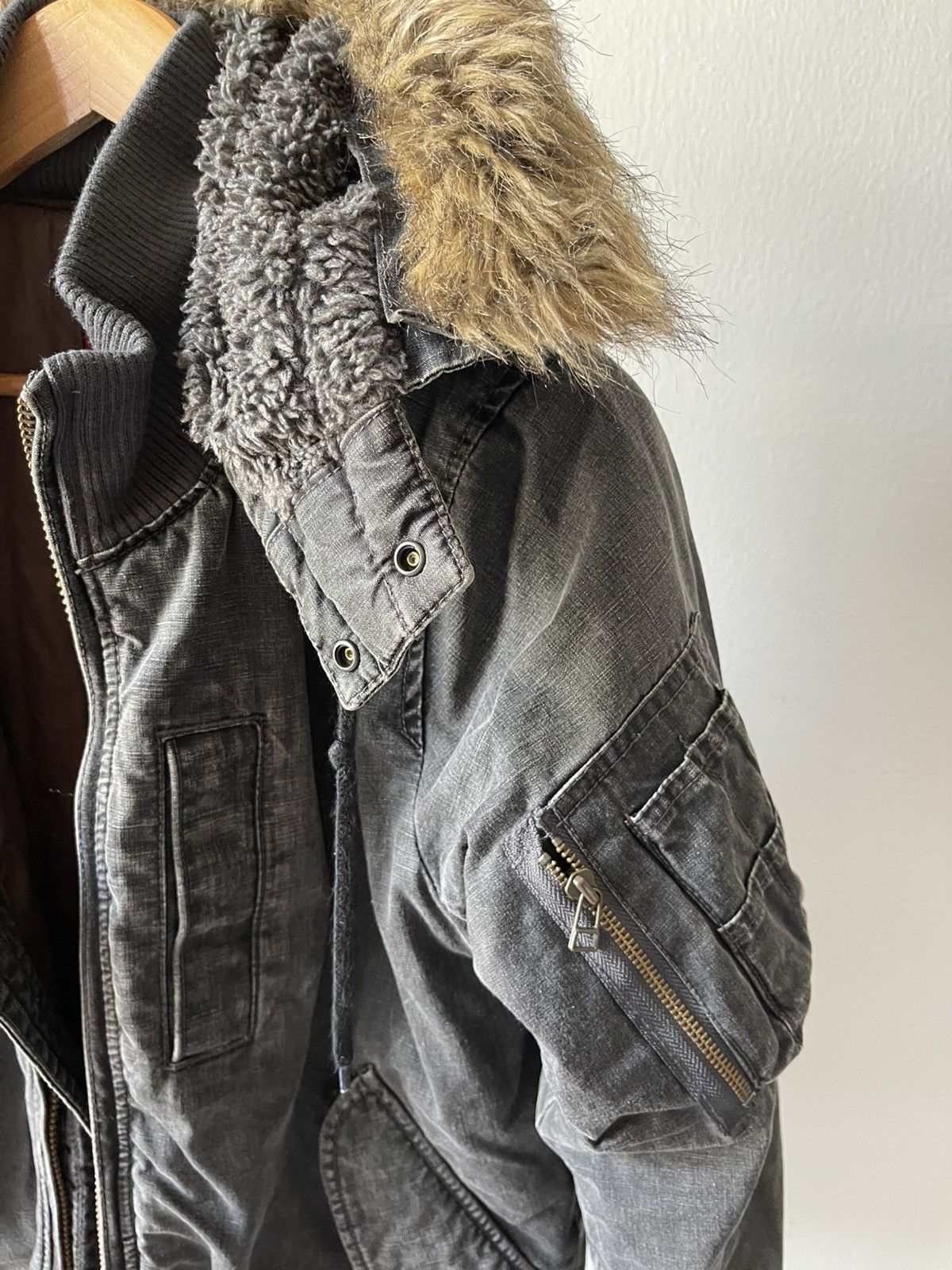 If Six Was Nine 2000s Johnbull Kojima Bomber With Fur Jacket Size US M / EU 48-50 / 2 - 9 Thumbnail