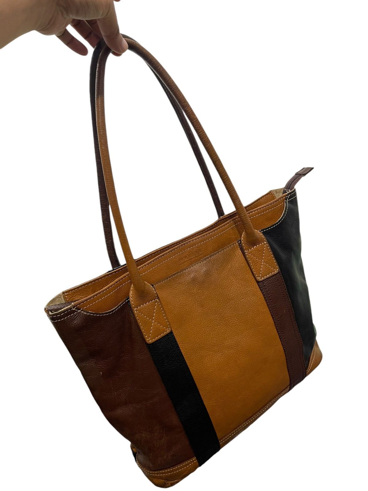 Genuine Leather Full Leather Doubles Japan Tote Shoulder Bag 4🟩 Size ONE SIZE - 3 Thumbnail
