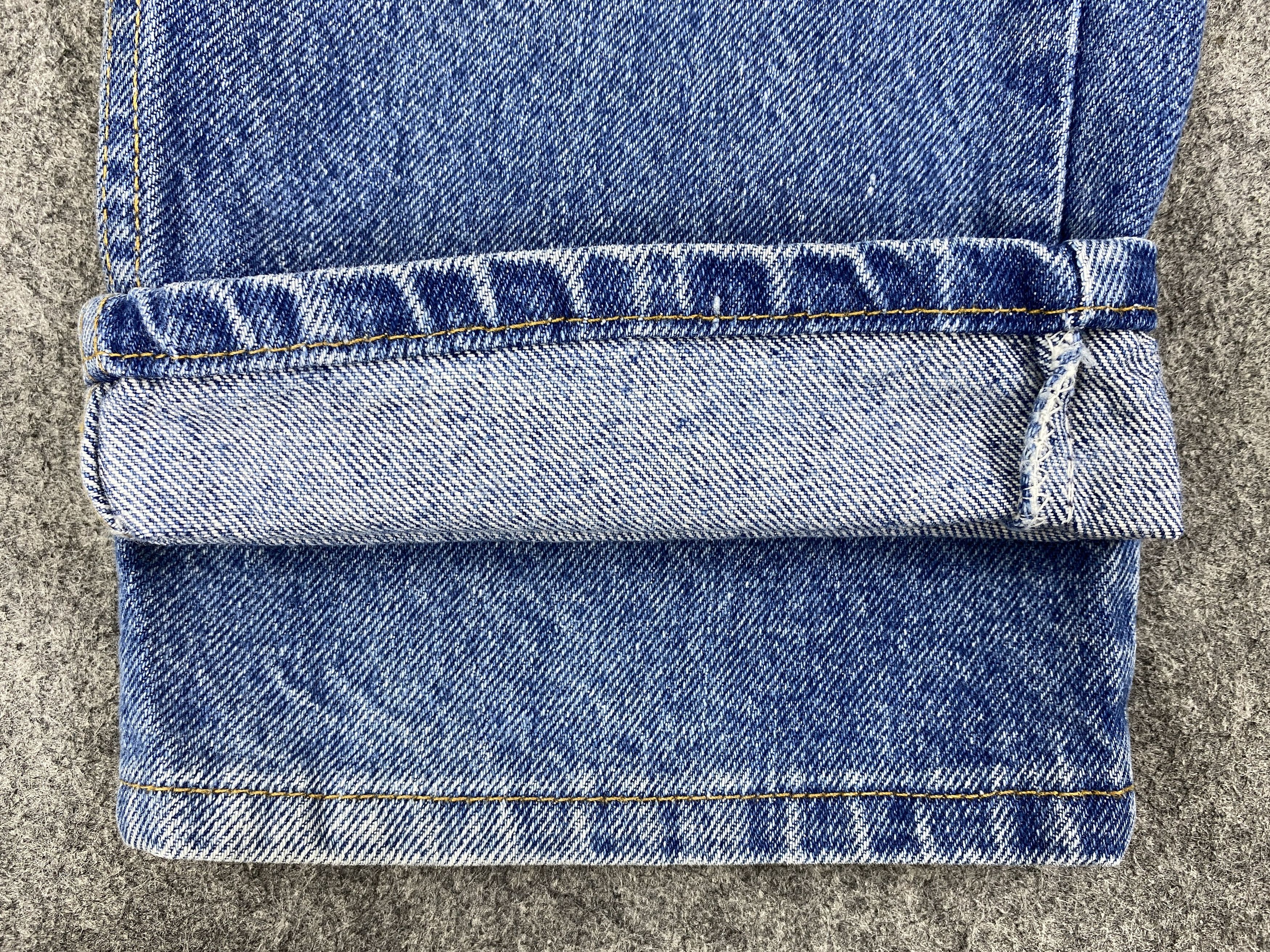 Levi's 90s Blue Vintage Levi's 505 USA Orange Tab Denim JN1821 Size US 36 / EU 52 - 8 Thumbnail