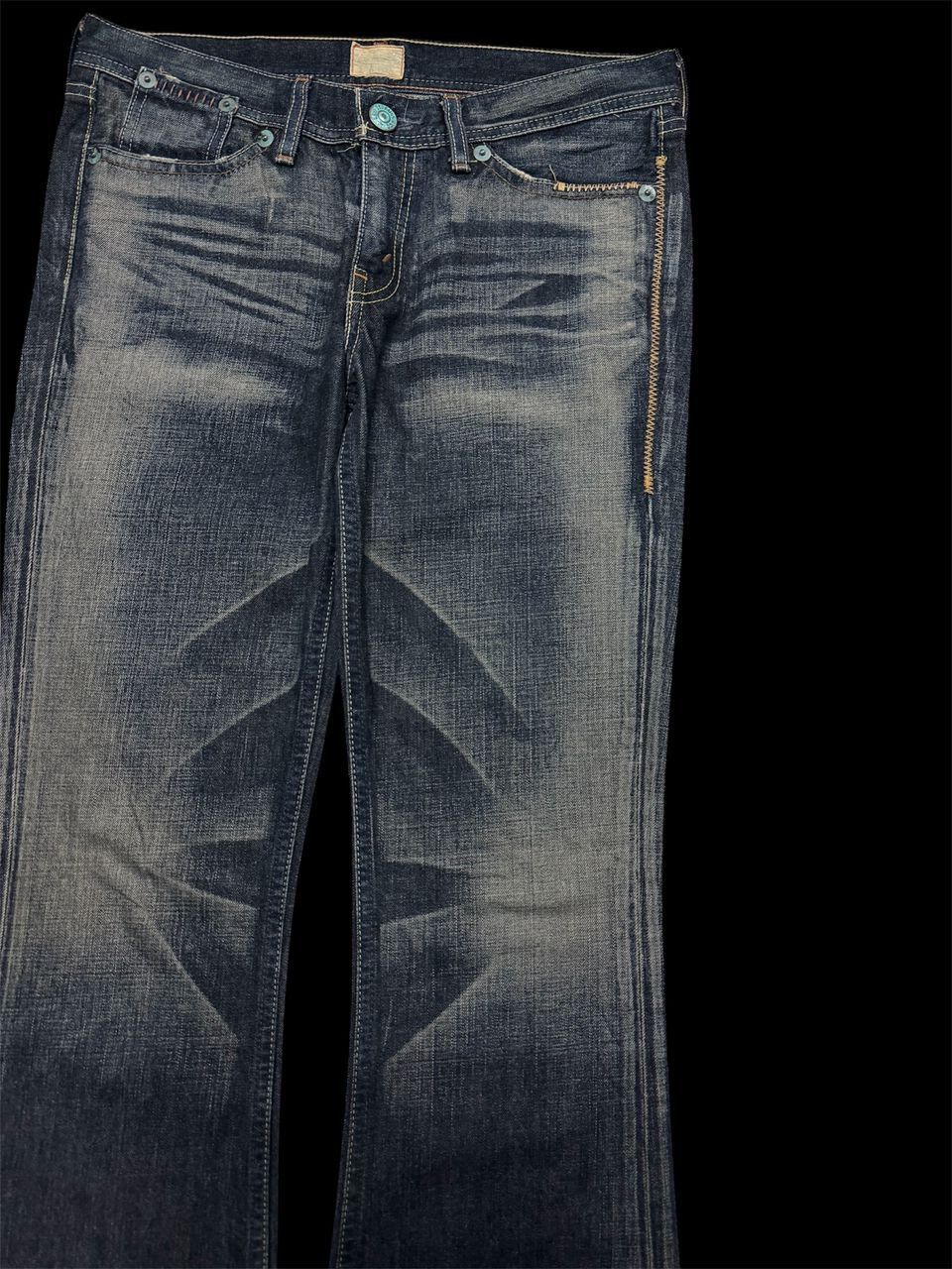 If Six Was Nine Bell Bottom💥90s Levi’s RedLoop Sick Whisker Rusty Bootcut Size US 30 / EU 46 - 5 Thumbnail