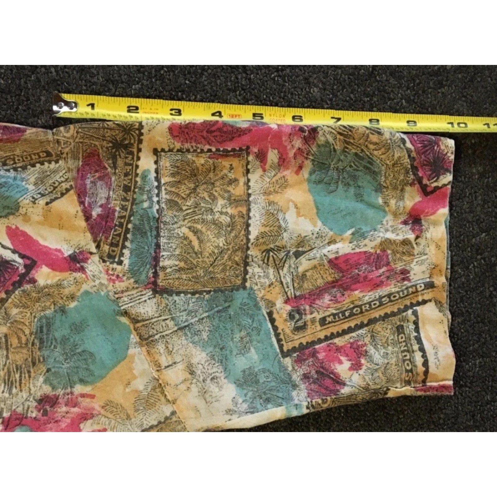Vintage VINTAGE New Zealand Abstract Art All Over Print Button-Up Shirt L Women Yellow 80s 90s Vaporwave Grunge Beach Surf Milford Sound AS Size L / US 10 / IT 46 - 8 Thumbnail