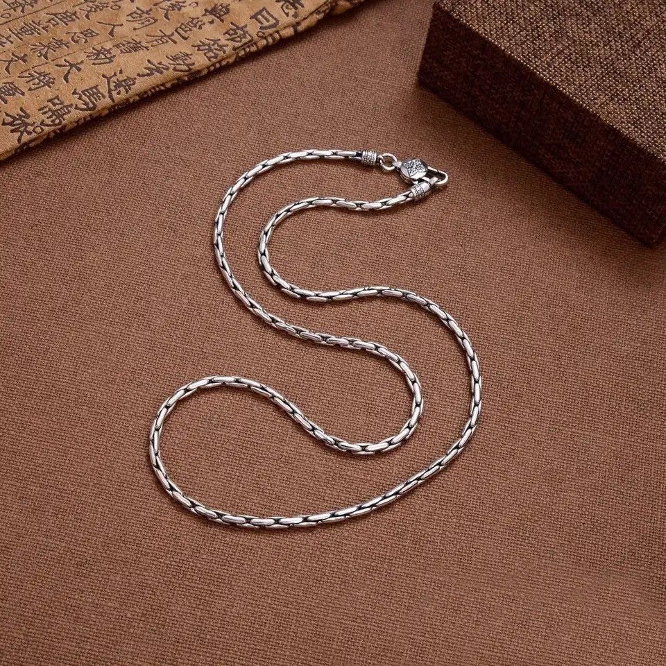 Other 3m Wide Vintage Thai Silver Necklace Size ONE SIZE - 5 Thumbnail