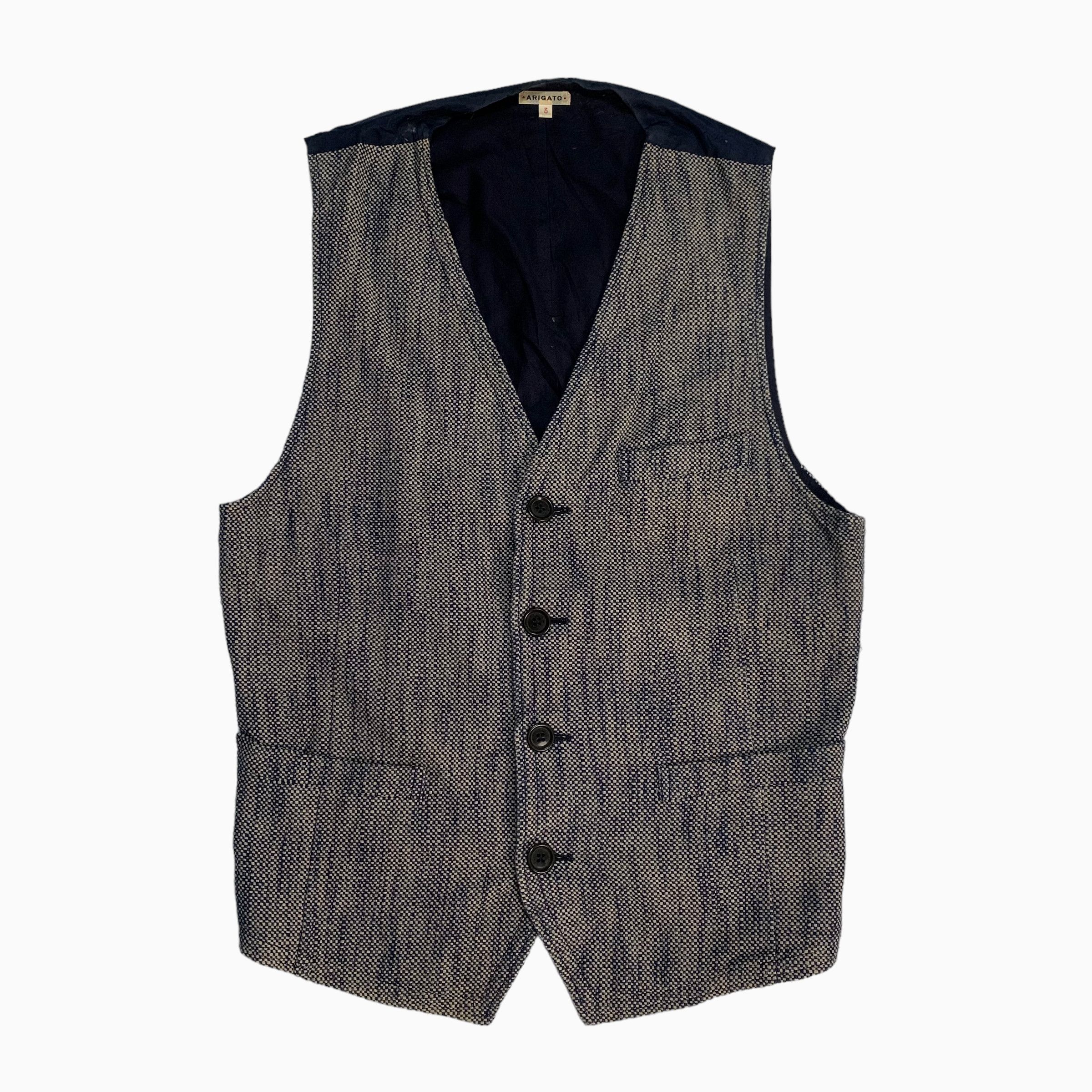 image of Blue Blue Japan Blue Blue Vest in Grey, Men's (Size Small)