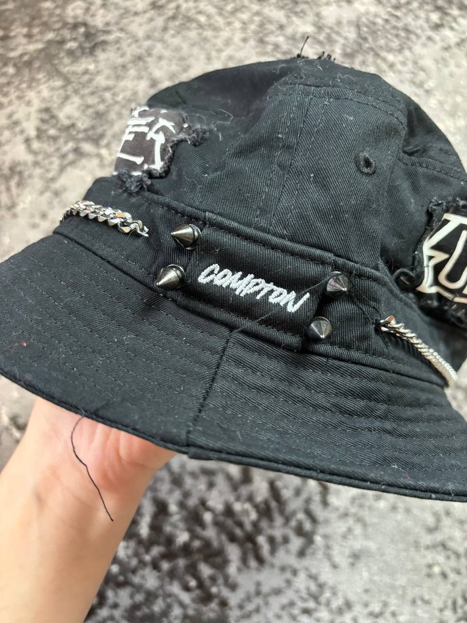 If Six Was Nine × Japanese Brand Opium Thorns Compton Casualties Metal Distressed Bucket Hat Size ONE SIZE - 1 Thumbnail