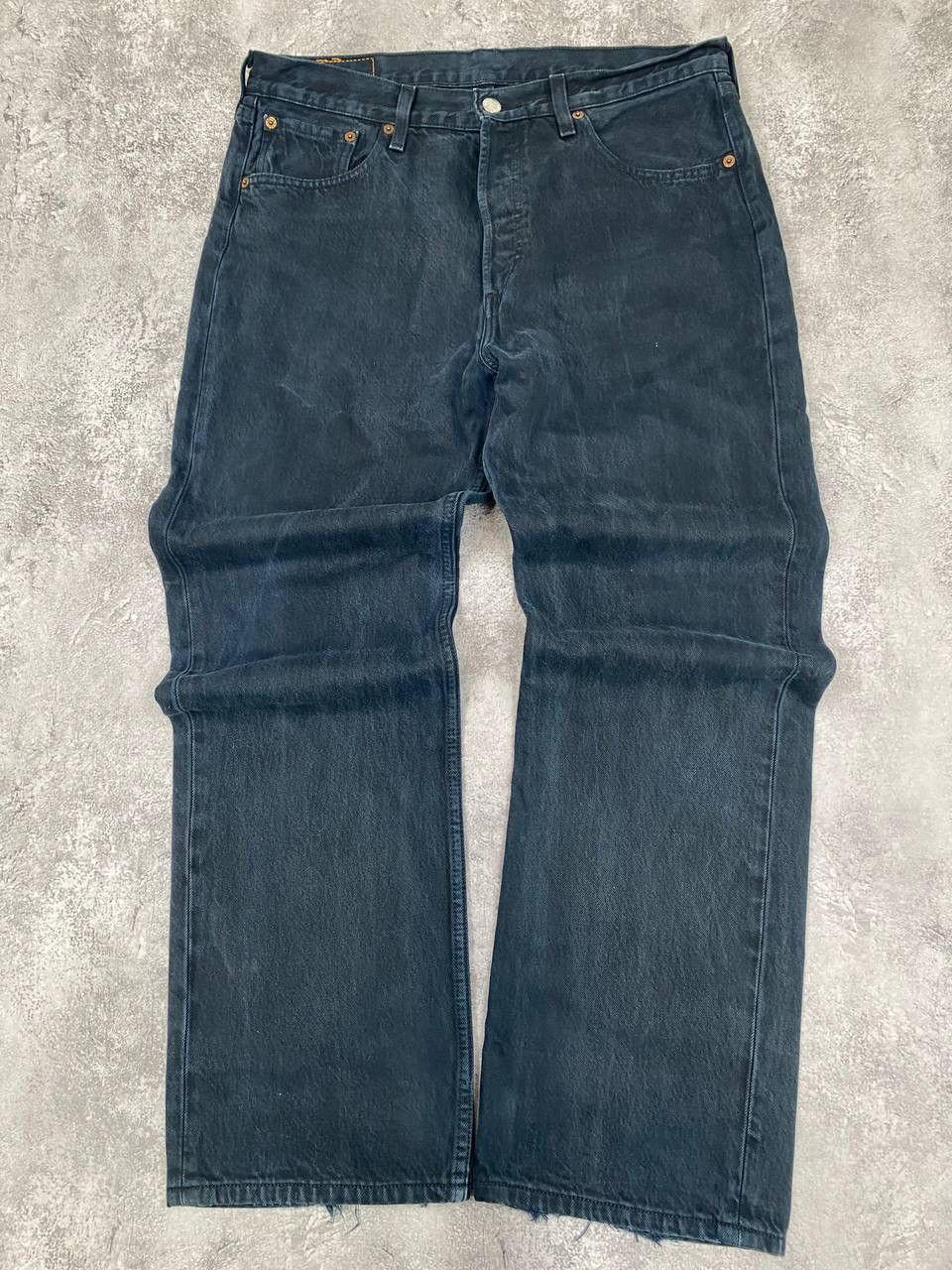 Levi's Levi's 501 Vintage Men Denim Jeans Black Straight Fit Size US 34 / EU 50 - 6 Thumbnail
