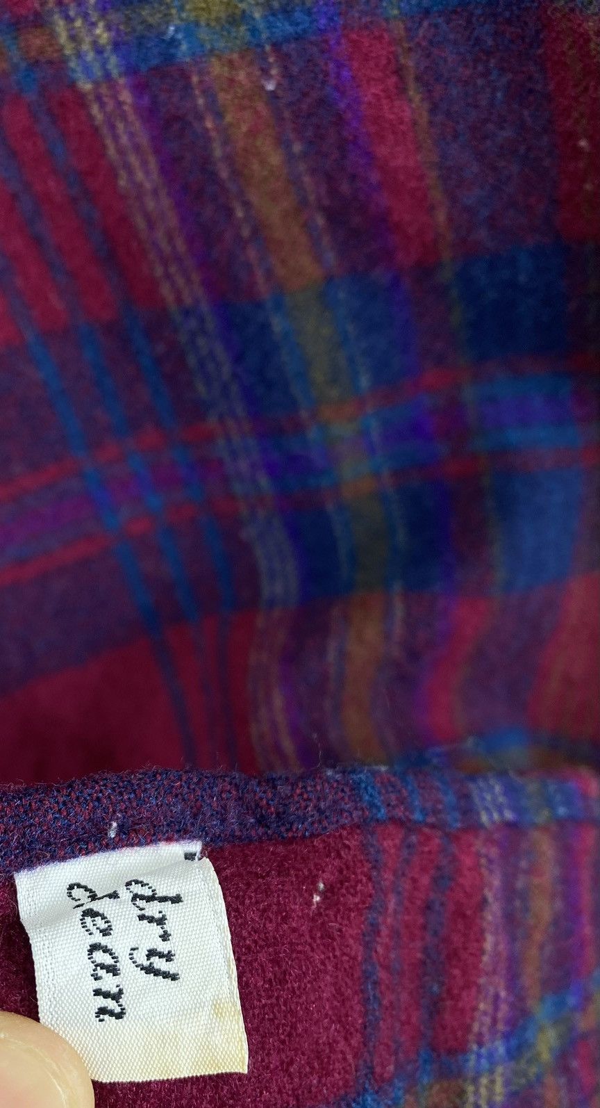 Pendleton Vintage Pendleton Wool Flannel Shadow Plaid Shirts Button Up Size M / US 6-8 / IT 42-44 - 7 Thumbnail