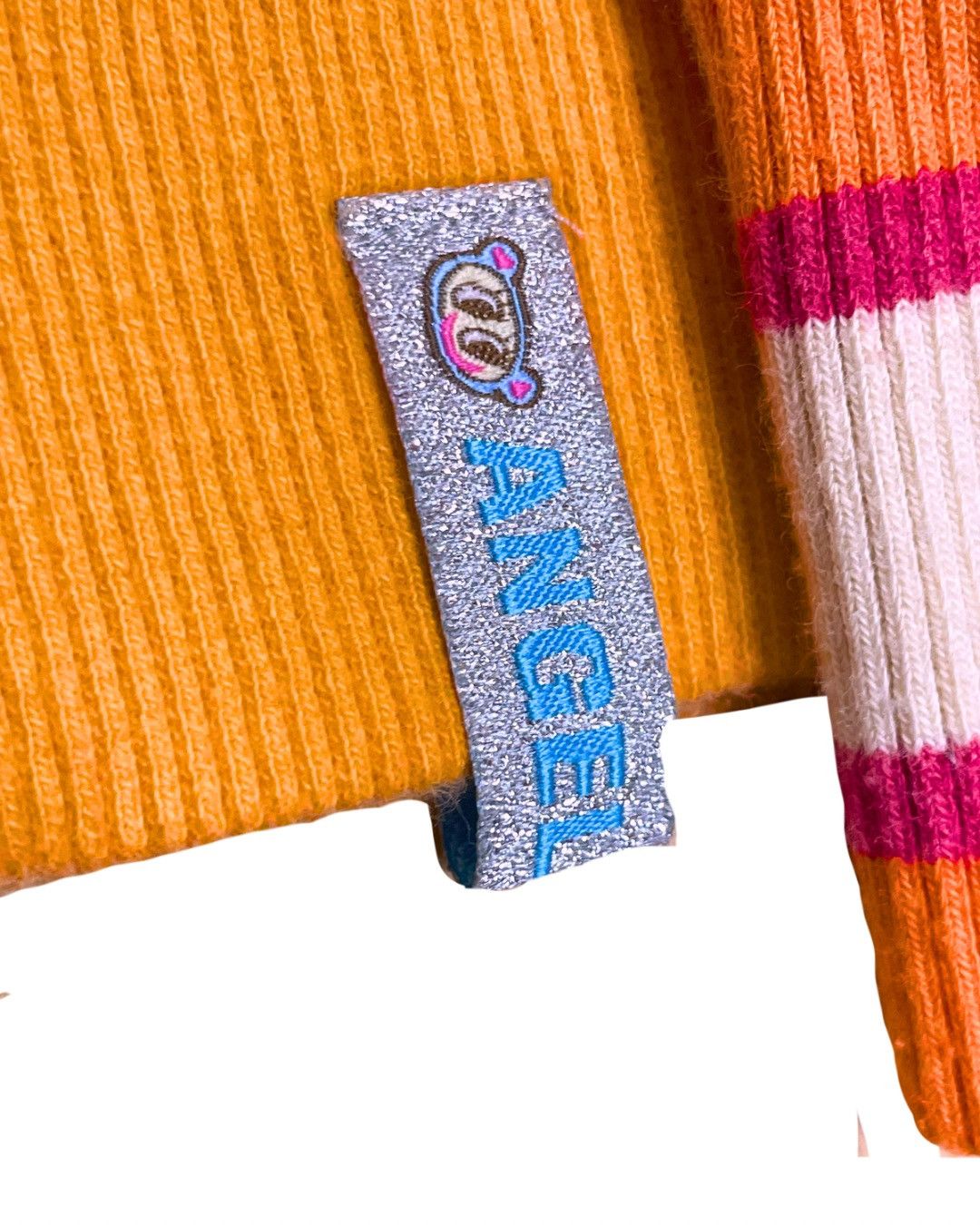 Angel Blue Angel Blue "A&B Girls" Orange Graphic Sweatshirt Size M / US 6-8 / IT 42-44 - 6 Thumbnail
