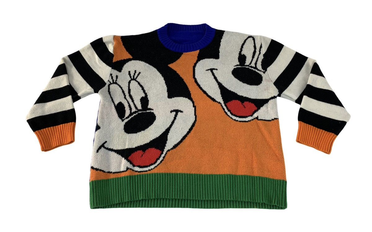 Disney Disney Mickey Mouse Big Graphic Crewneck Knitwear Sweater Size M / US 6-8 / IT 42-44 - 1 Thumbnail