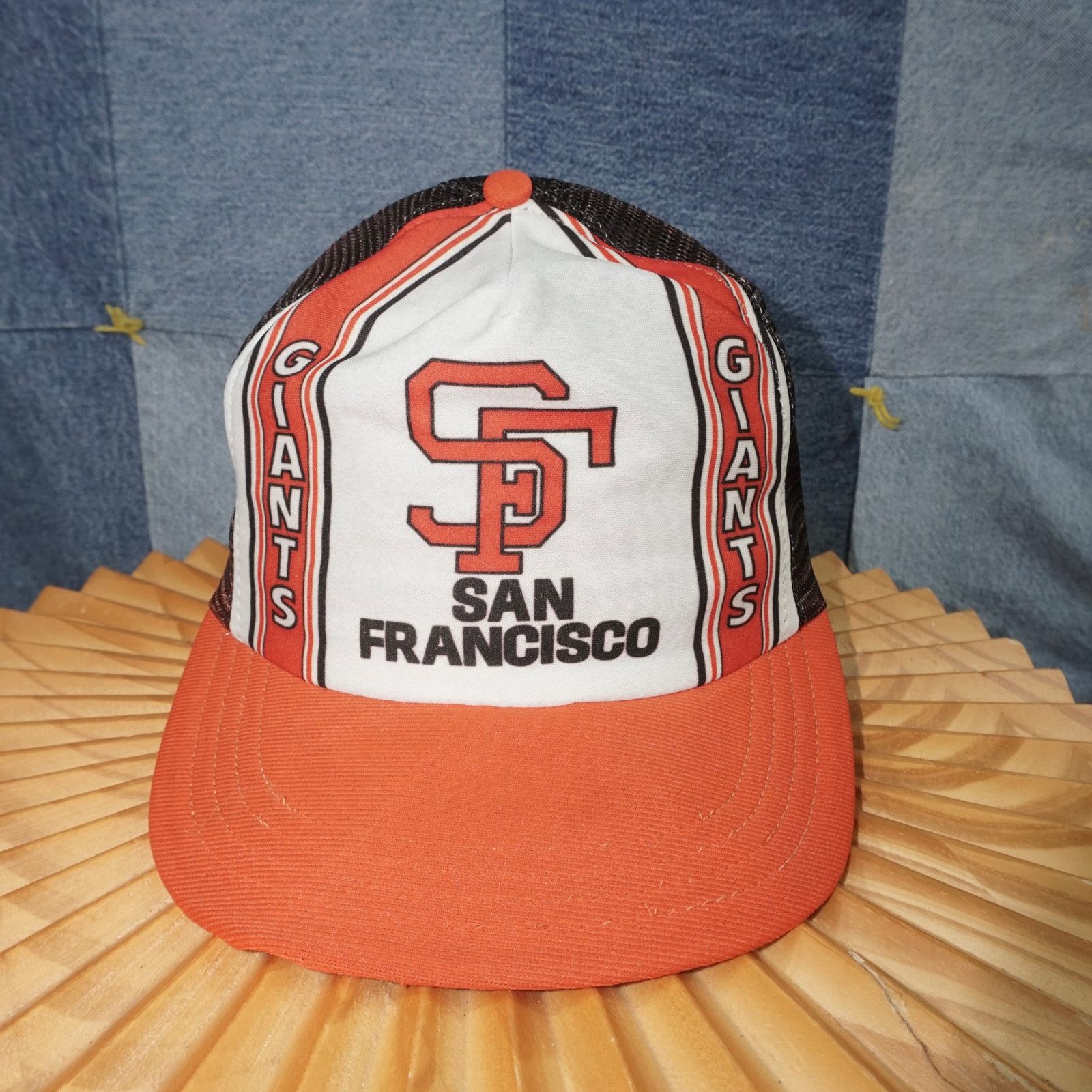 MLB OSFA - Vintage 1990s San Francisco Giants SF mlb trucker hat Size ONE SIZE - 1 Thumbnail