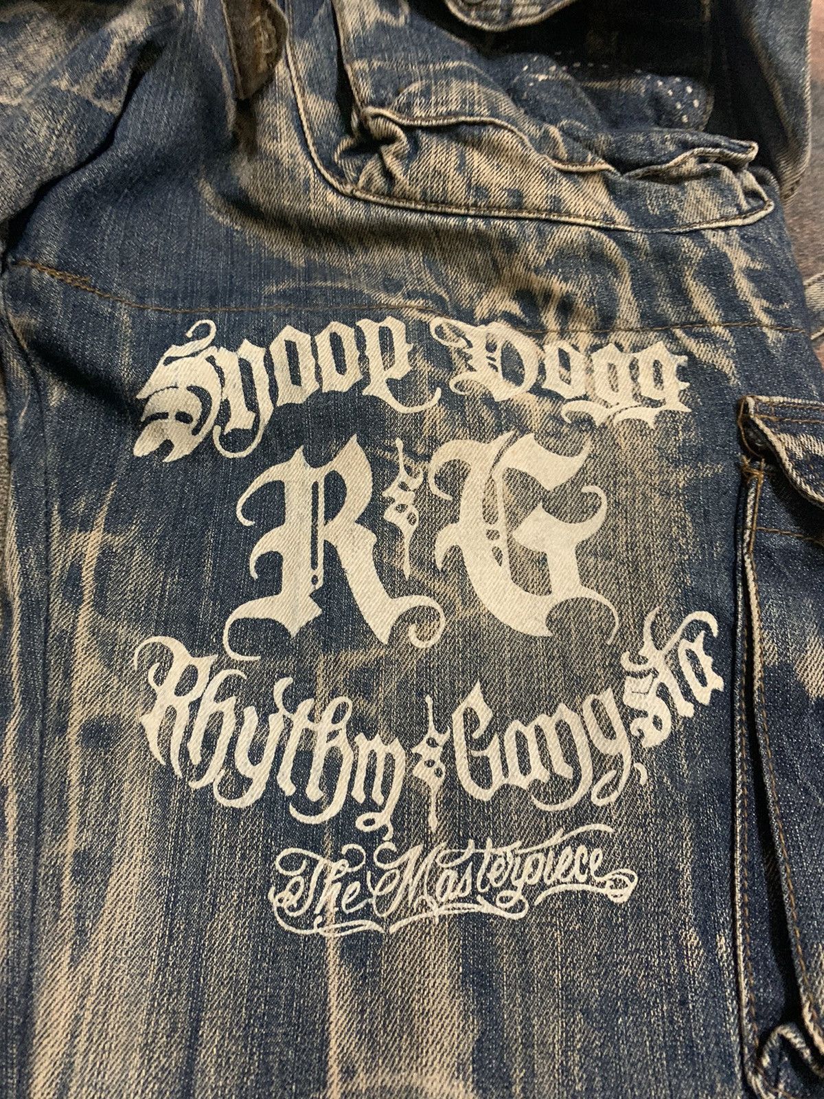 RUSTY LEVIS CARGO CUSTOM DOUBLE WAIST PUNK DESIGNER INSPIRED