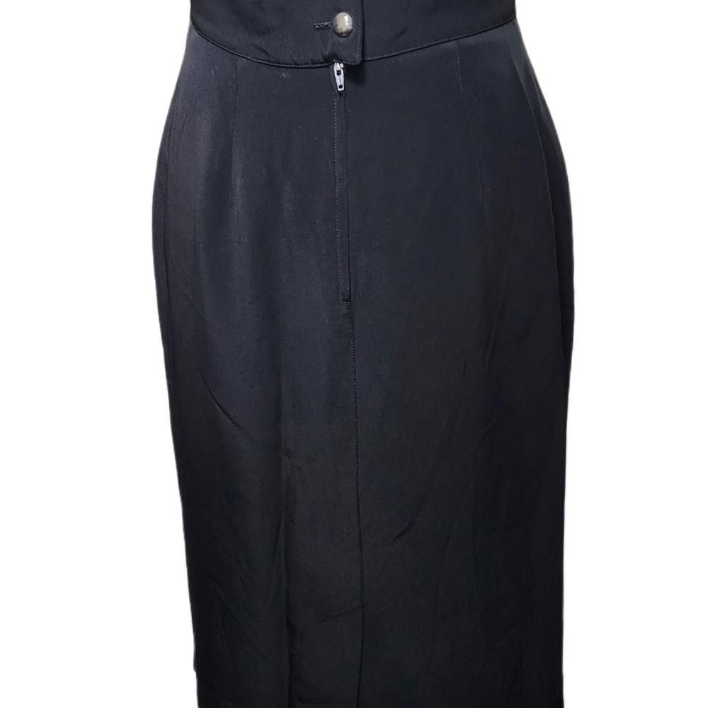 Max Mara Max Mara, Knee Length Black Pencil Skirt. Size 8 Size 30" / US 8 / IT 44 - 4 Thumbnail
