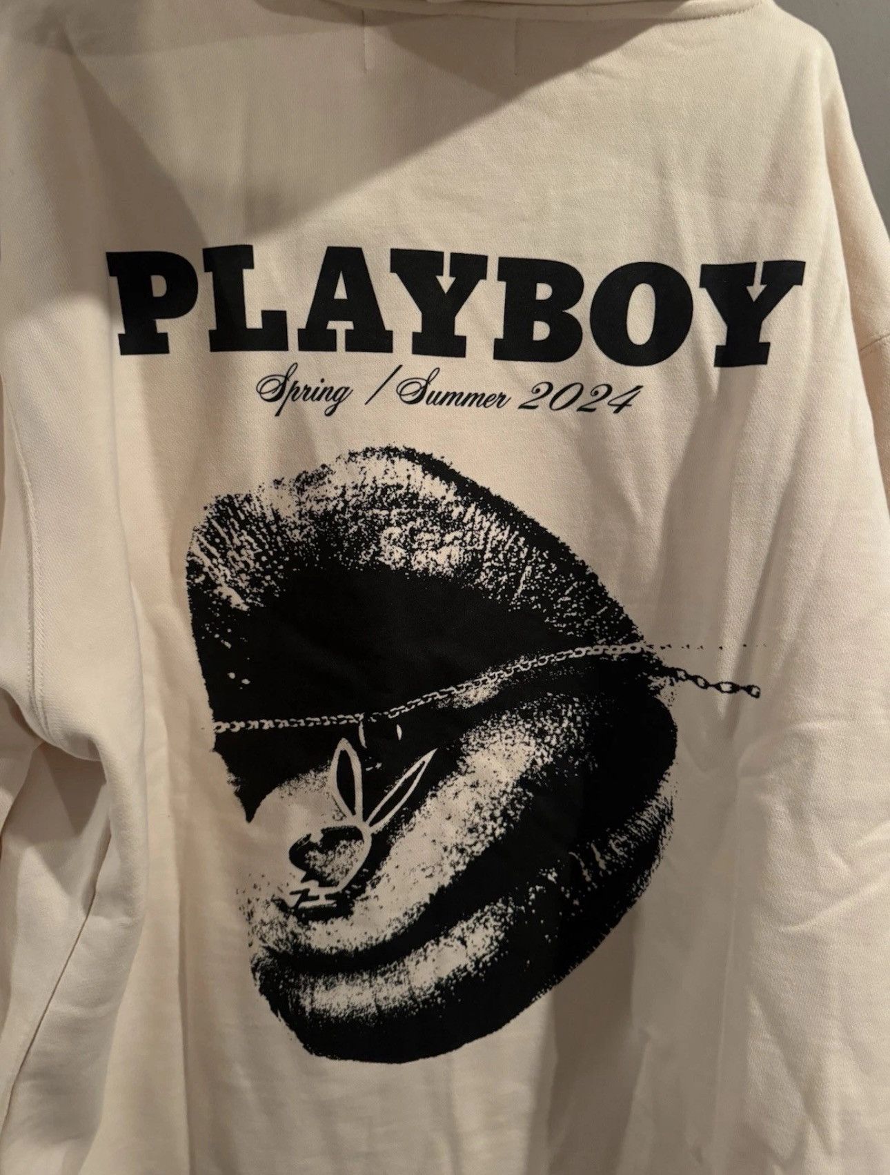Homme Femme x Playboy Hoodie Men’s Size Xl Cream