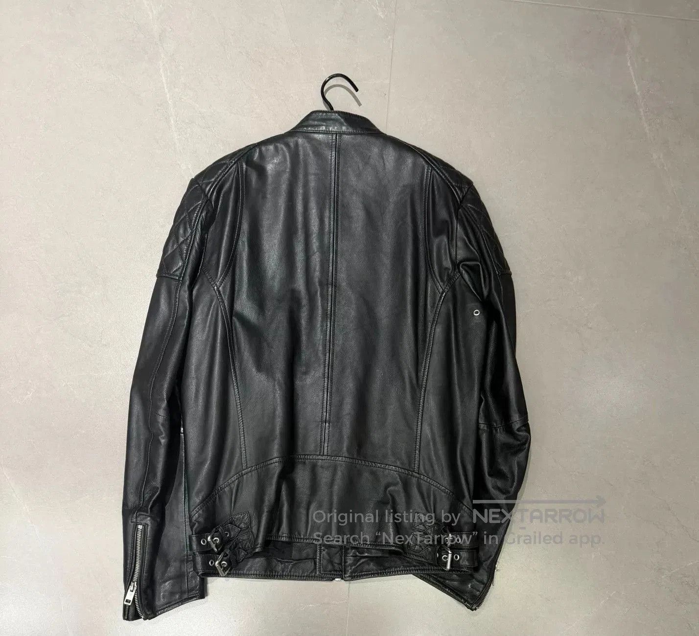 Diesel Diesel Men's Biker Black Leather Jacket. Size US L / EU 52-54 / 3 - 6 Thumbnail