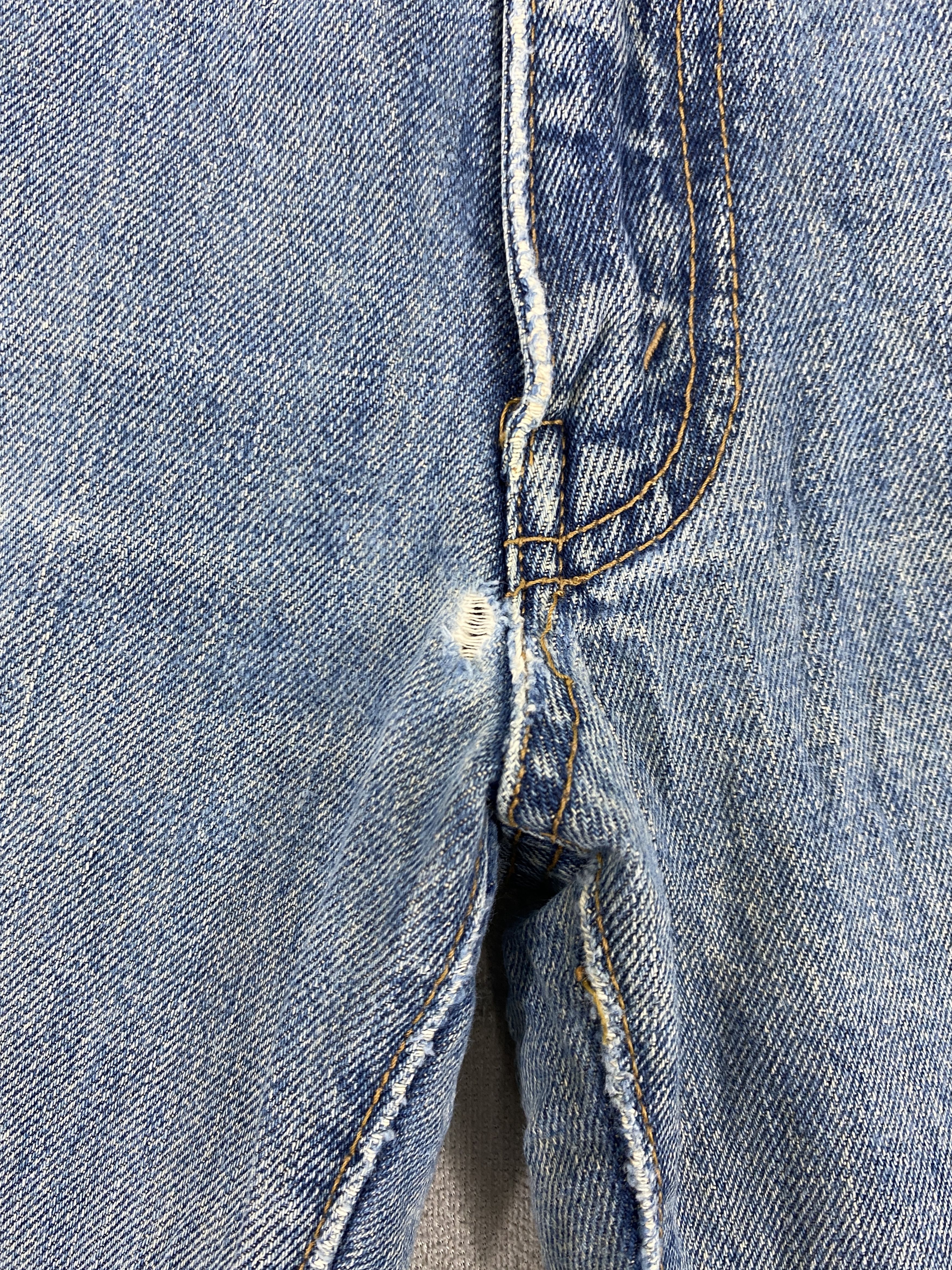 If Six Was Nine Vintage Big John Flare Jeans 31x33.5 Denim- JN3823 Size US 31 - 13 Thumbnail