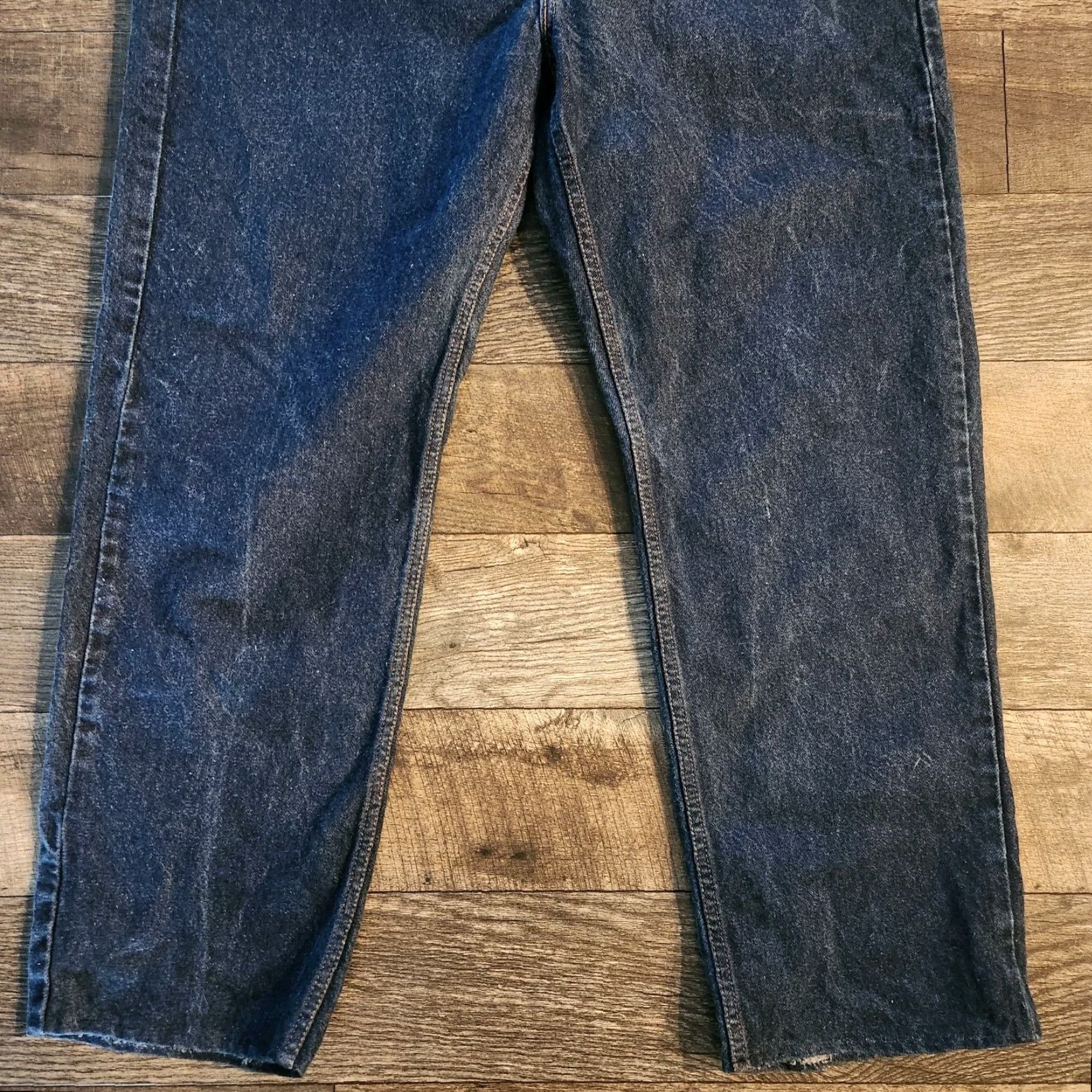 Levi's VINTAGE Levis 505 Orange Tab Jeans Regular 42x30 Denim Blue Mens 90s Straight Belt Pockets Comfortable Regular Fit Denim Blue Mens Jeans 90s Theme Size US 42 / EU 58 - 2 Thumbnail