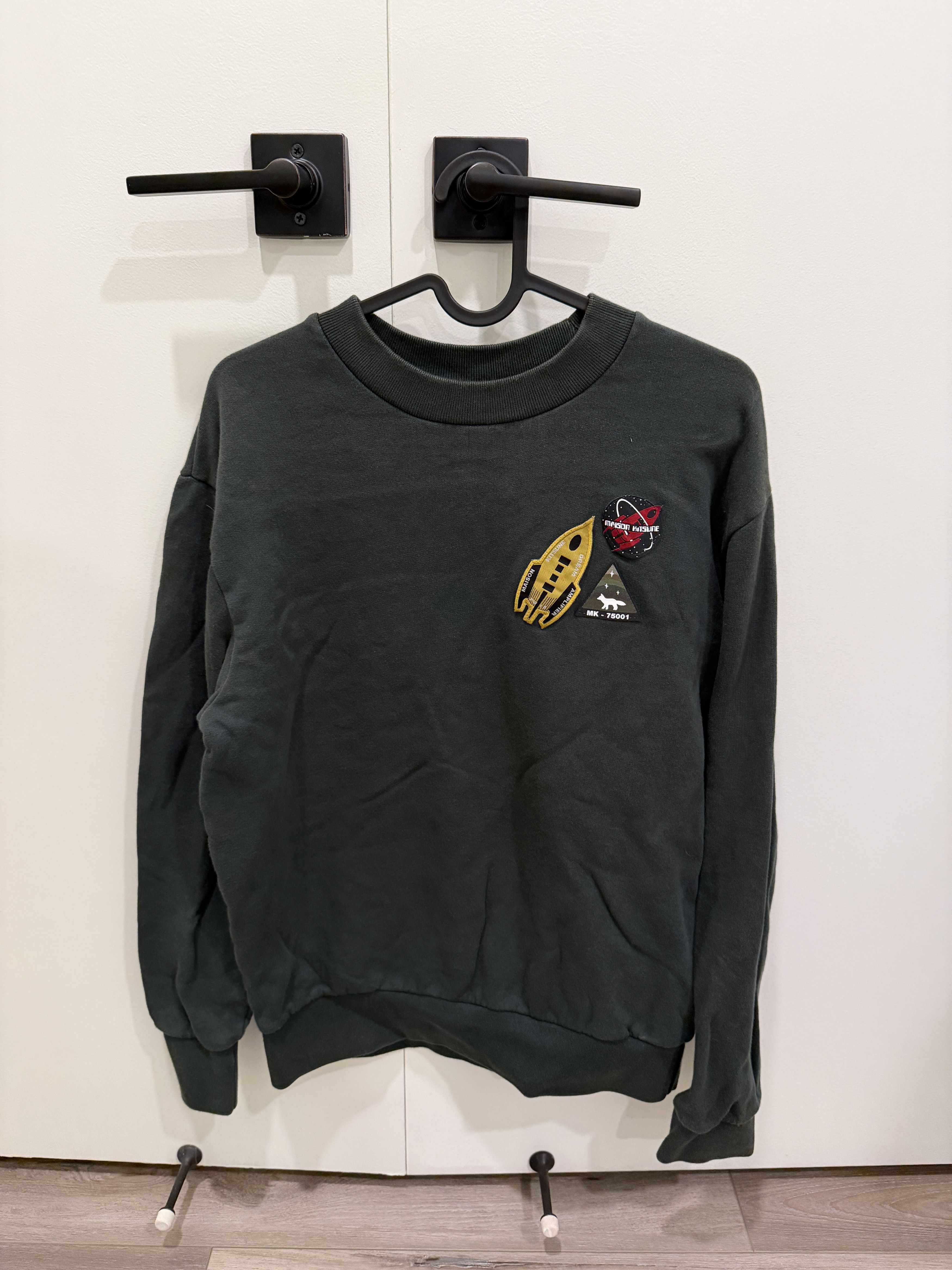 Maison Kitsune Astronaut Patch Sweat Size US S / EU 44-46 / 1 - 1 Thumbnail