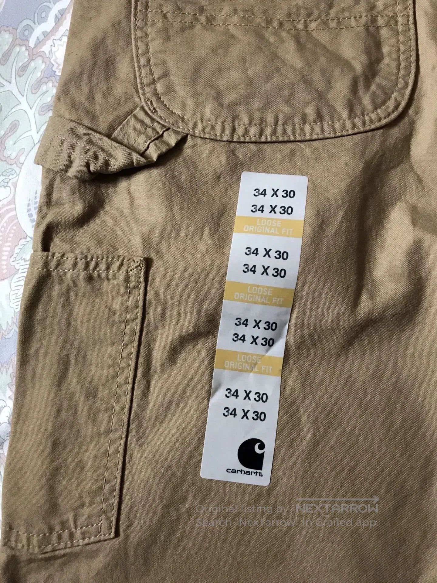 Carhartt Carhartt B151 Canvas Work Pants W34L30. Size US 34 / EU 50 - 7 Thumbnail