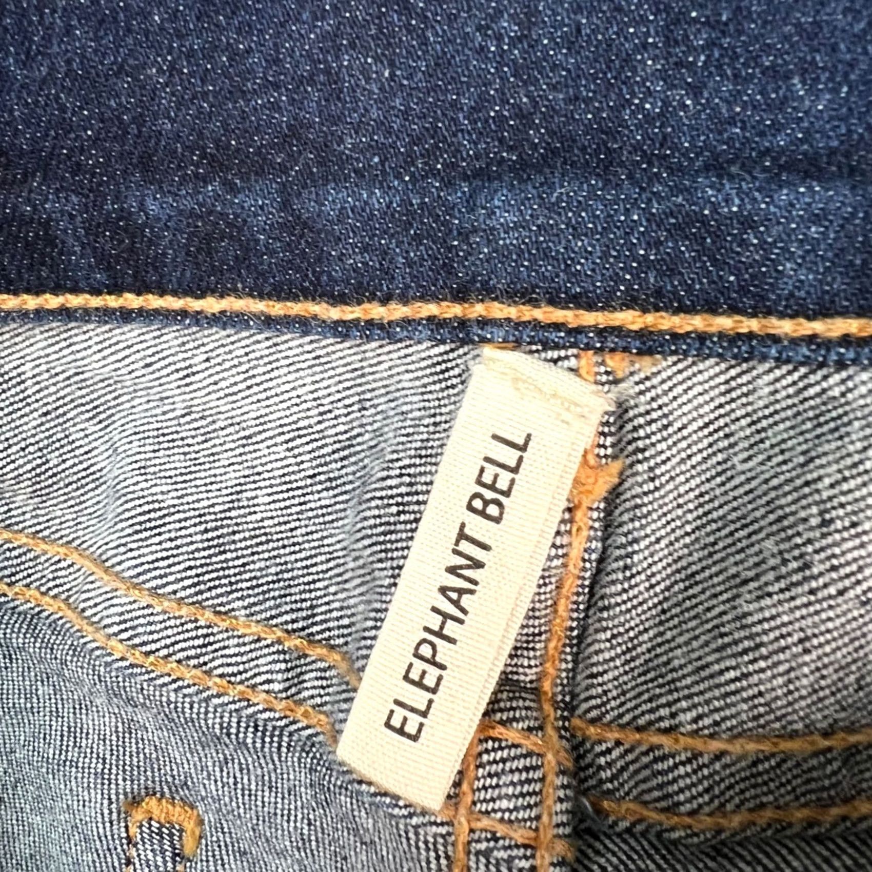 Rag & Bone rag & bone Jeans Womens Size 29 Elephant Bell Flare Dark Wash Cotton Denim 5-Pocket Regular Inseam 32 Blue Vintage No Size 29" - 4 Thumbnail