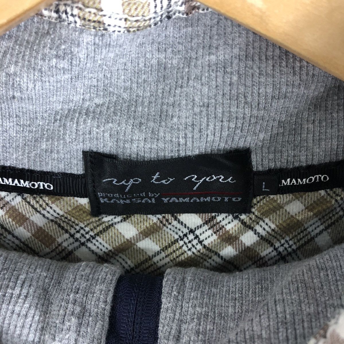 Japanese Brand × Kansai Yamamoto Vintage Up to You By Kansai Yamamoto Half Zipper Size US M / EU 48-50 / 2 - 4 Thumbnail