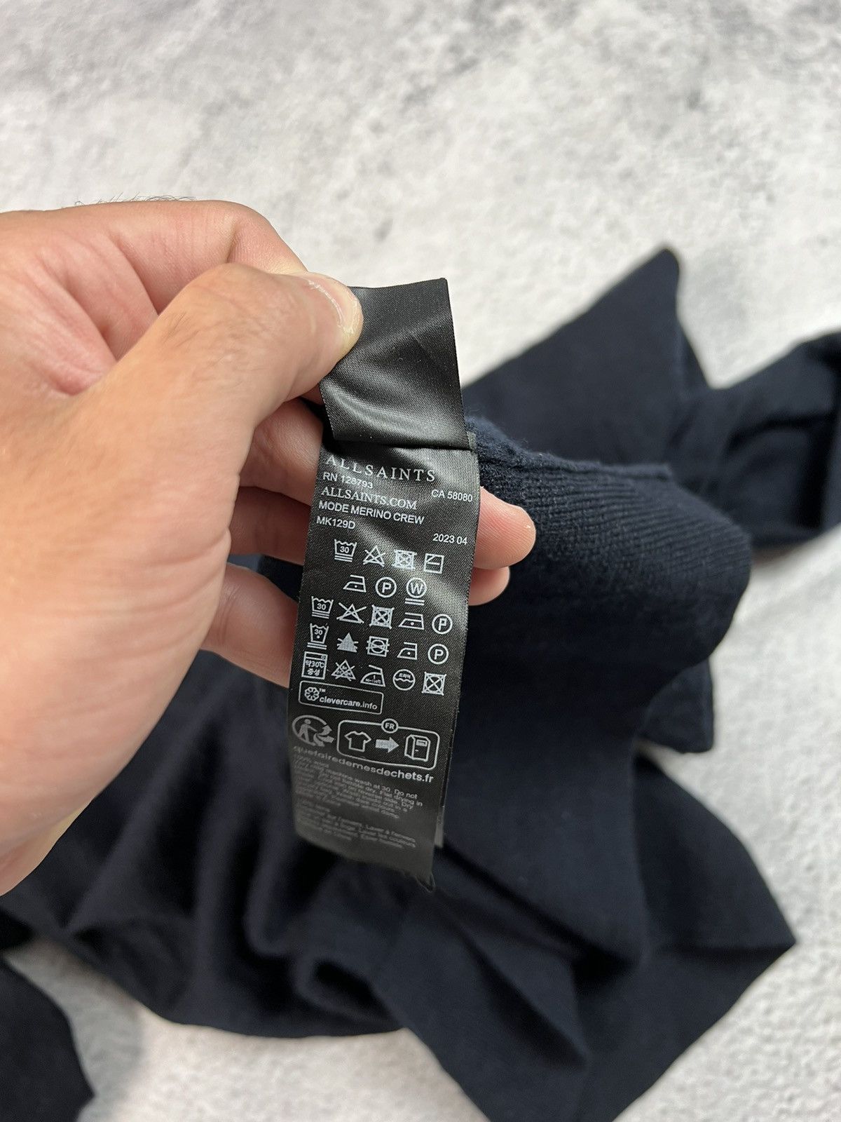 Allsaints × Japanese Brand All saints mode merino crew jumper Size US L / EU 52-54 / 3 - 11 Thumbnail