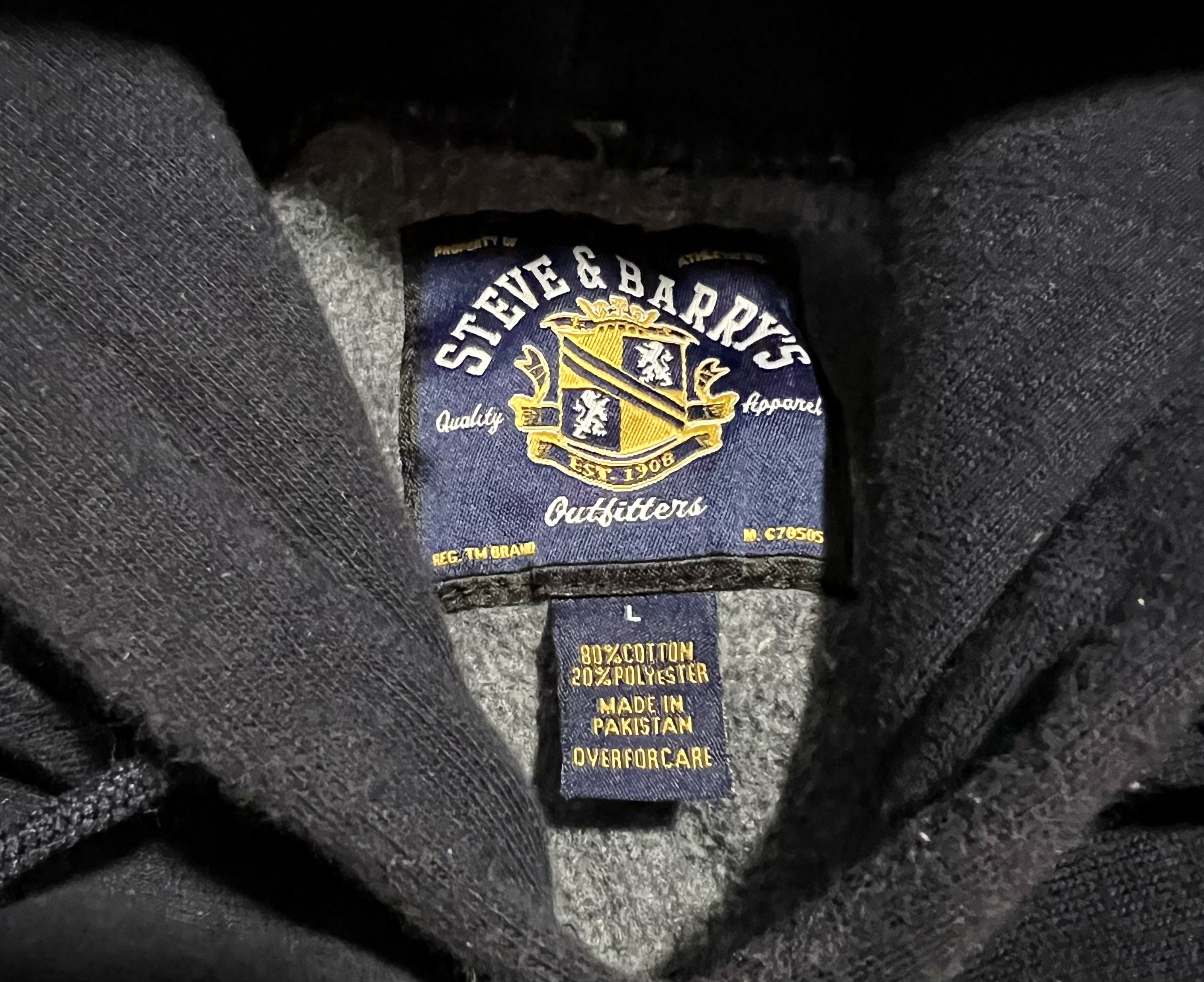 Steve And Barrys Steve & Barry's USA Eagle Vintage Embroidered Hoodie Size US L / EU 52-54 / 3 - 3 Thumbnail