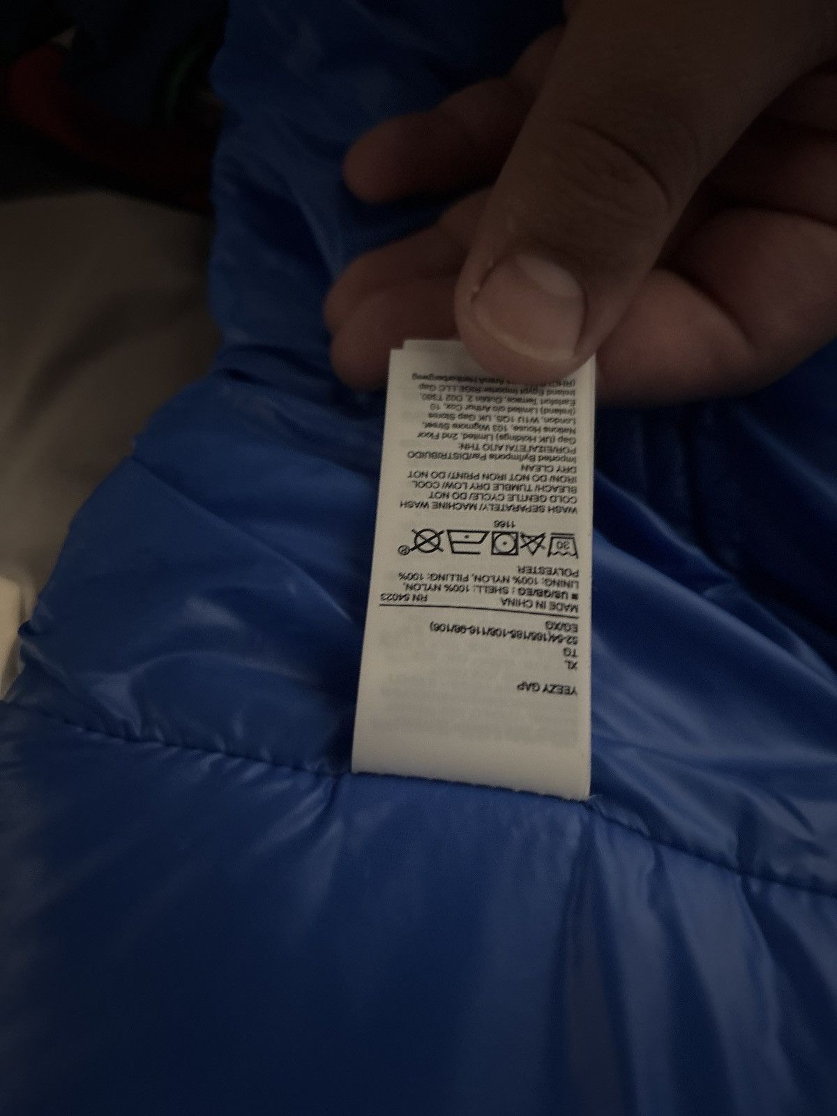 Gap × Yeezy Yeezy x Gap blue puffer Size US XL / EU 56 / 4 - 3 Thumbnail