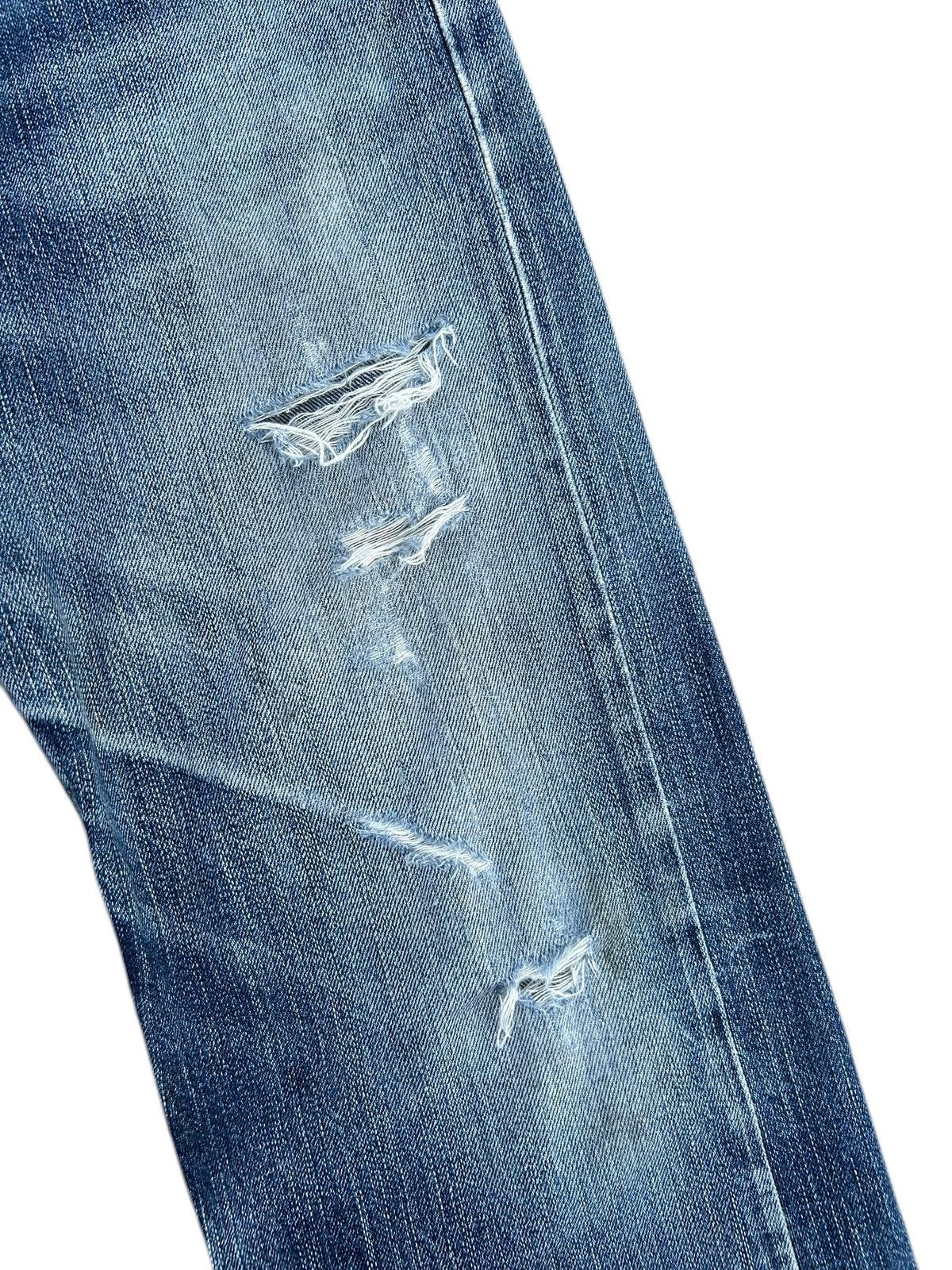 Kapital Trashed Vintage Edwin 505z Selvedge Denim Jeans Size US 30 / EU 46 - 8 Thumbnail