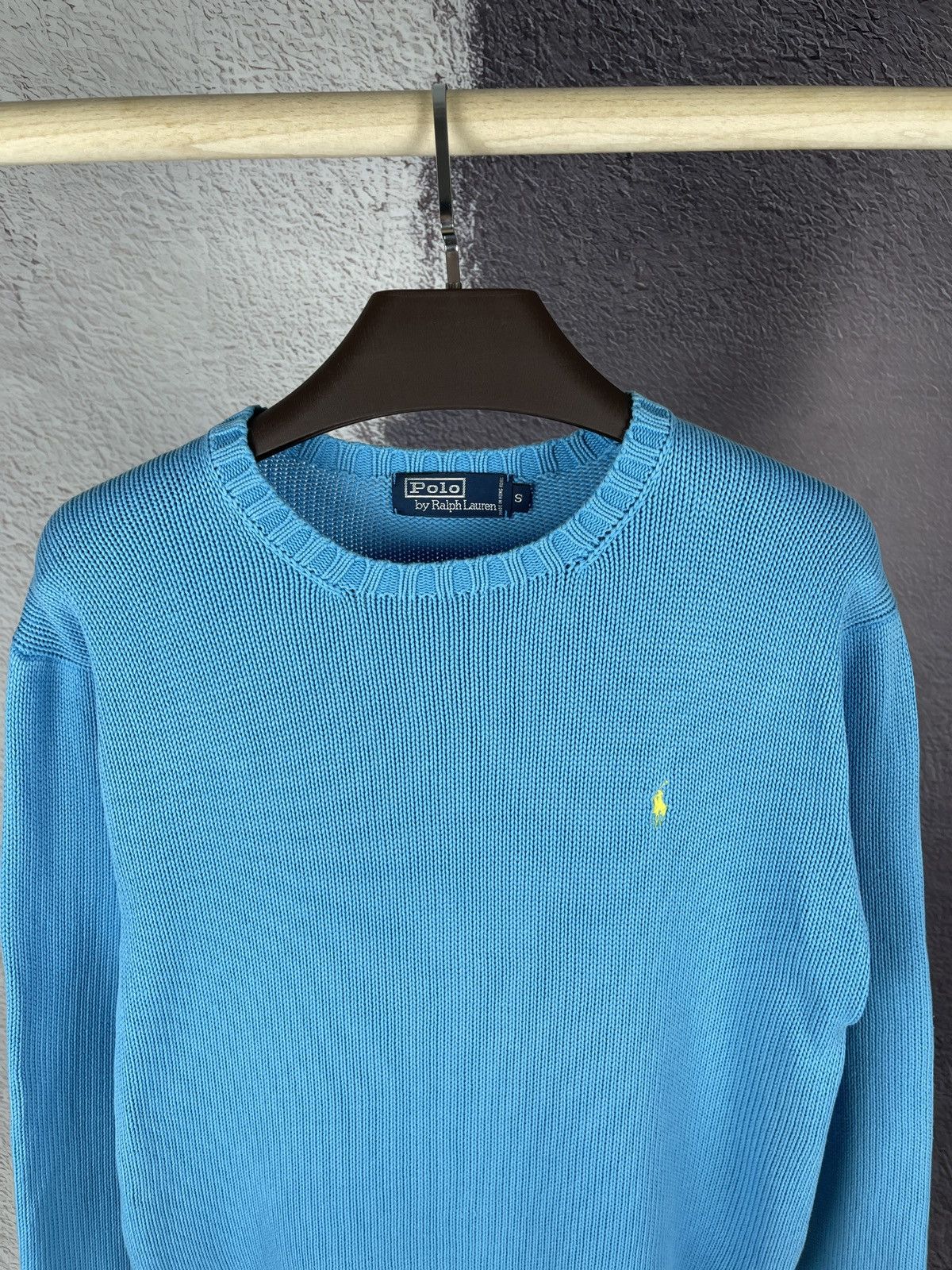 Polo Ralph Lauren Polo Ralph Lauren vintage blue yellow logo knitted sweater Size US S / EU 44-46 / 1 - 3 Thumbnail