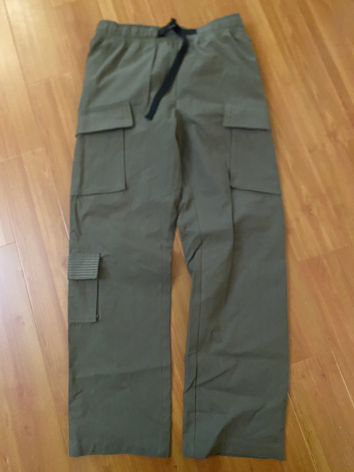 Richie Le Collection NEW Medium Richie Le Collection FW ‘24 Olive Cargo Pants Size US 32 / EU 48 - 2 Thumbnail