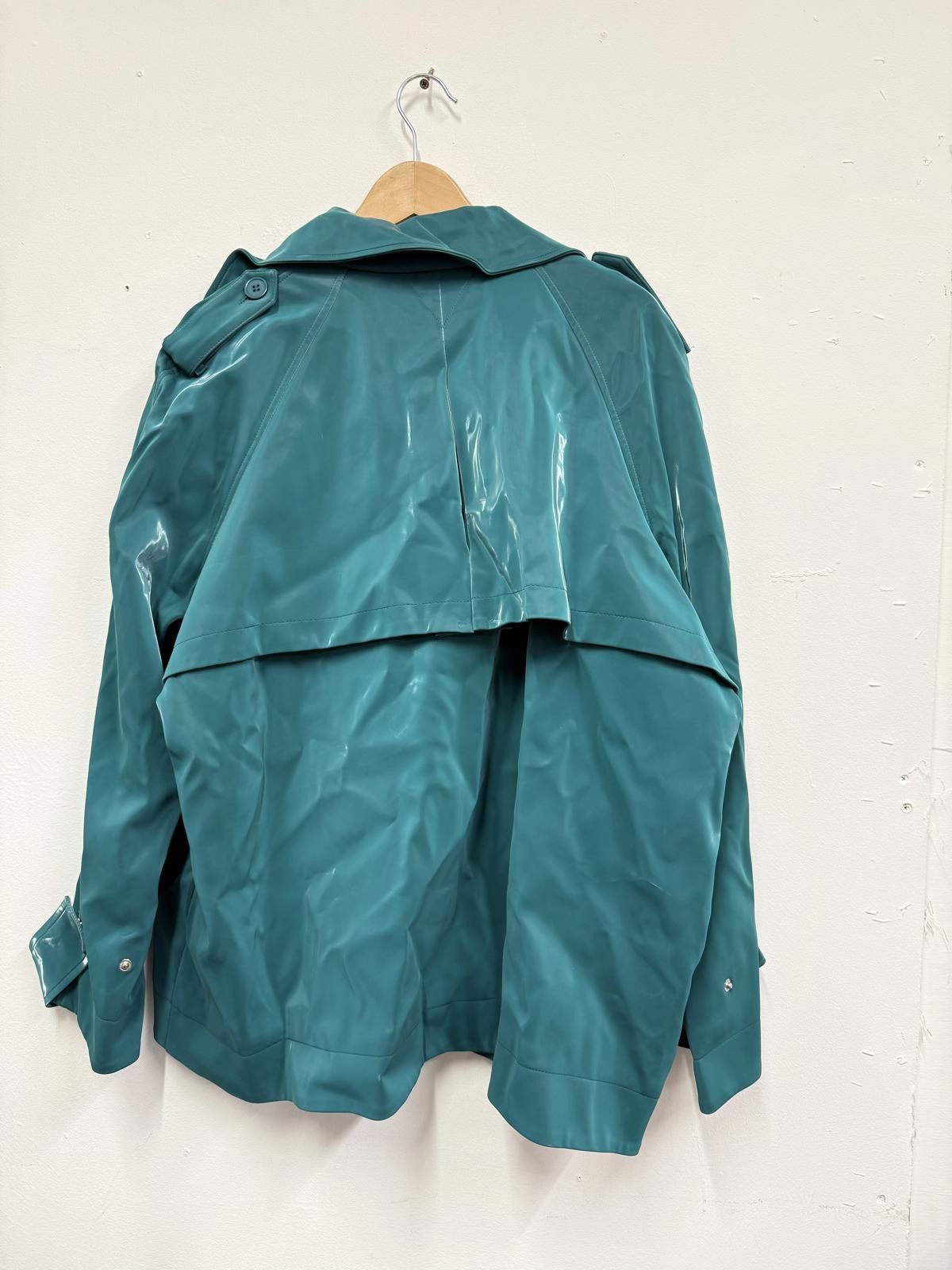 Marni Marni Teal Green Women's Trench Coat Size 34 Size XL / US 12-14 / IT 48-50 - 2 Thumbnail