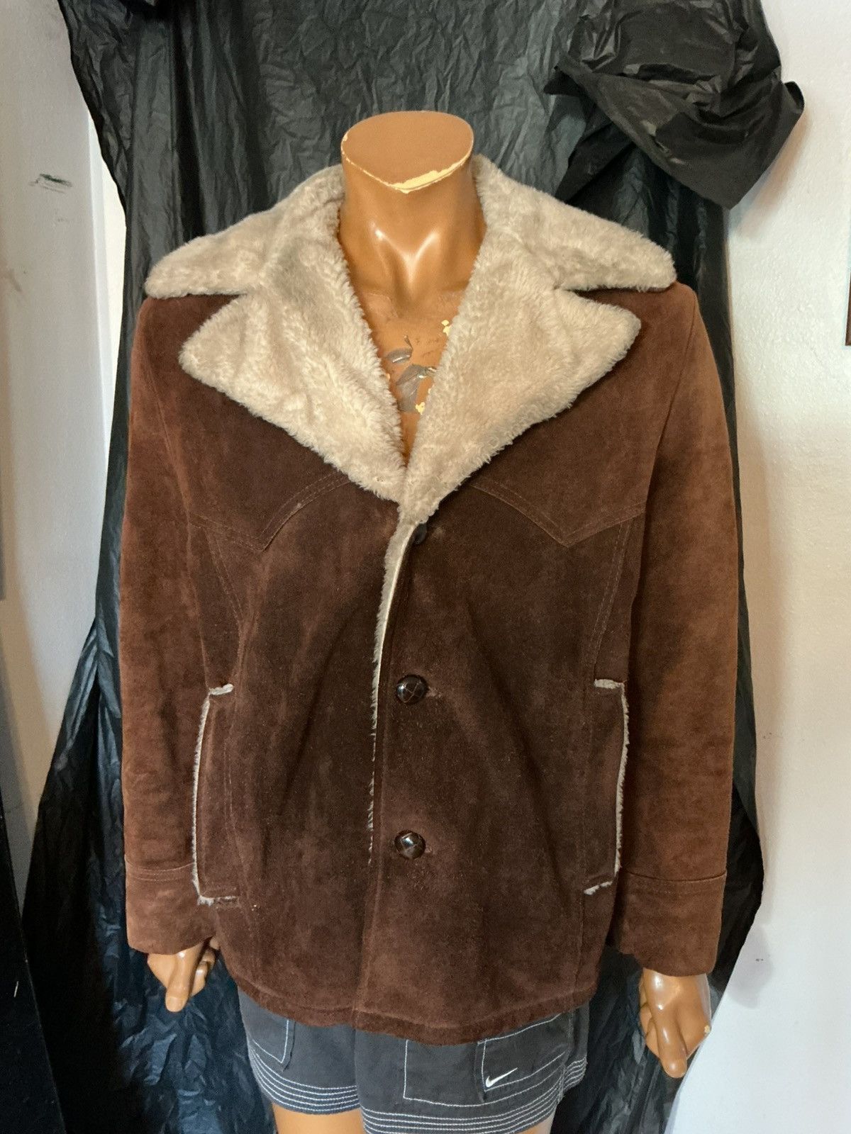 Vintage Vintage 60s 70s Montgomery Ward Cowhide Leather Rancher Coat Size US M / EU 48-50 / 2 - 17 Thumbnail