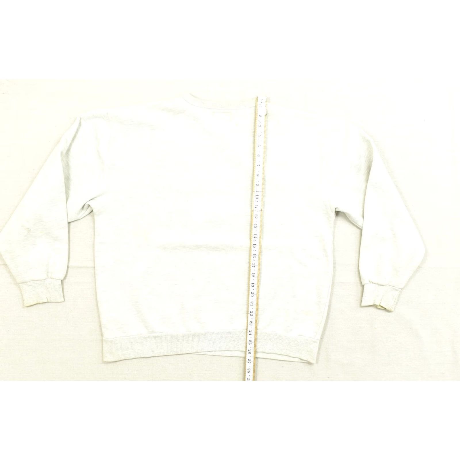 Guess VINTAGE GUESS JEANS Tiger Reserve Embroidered Sweatshirt XL Men White Oatmeal Pullover Knit Sweatshirt Size US XL / EU 56 / 4 - 4 Thumbnail