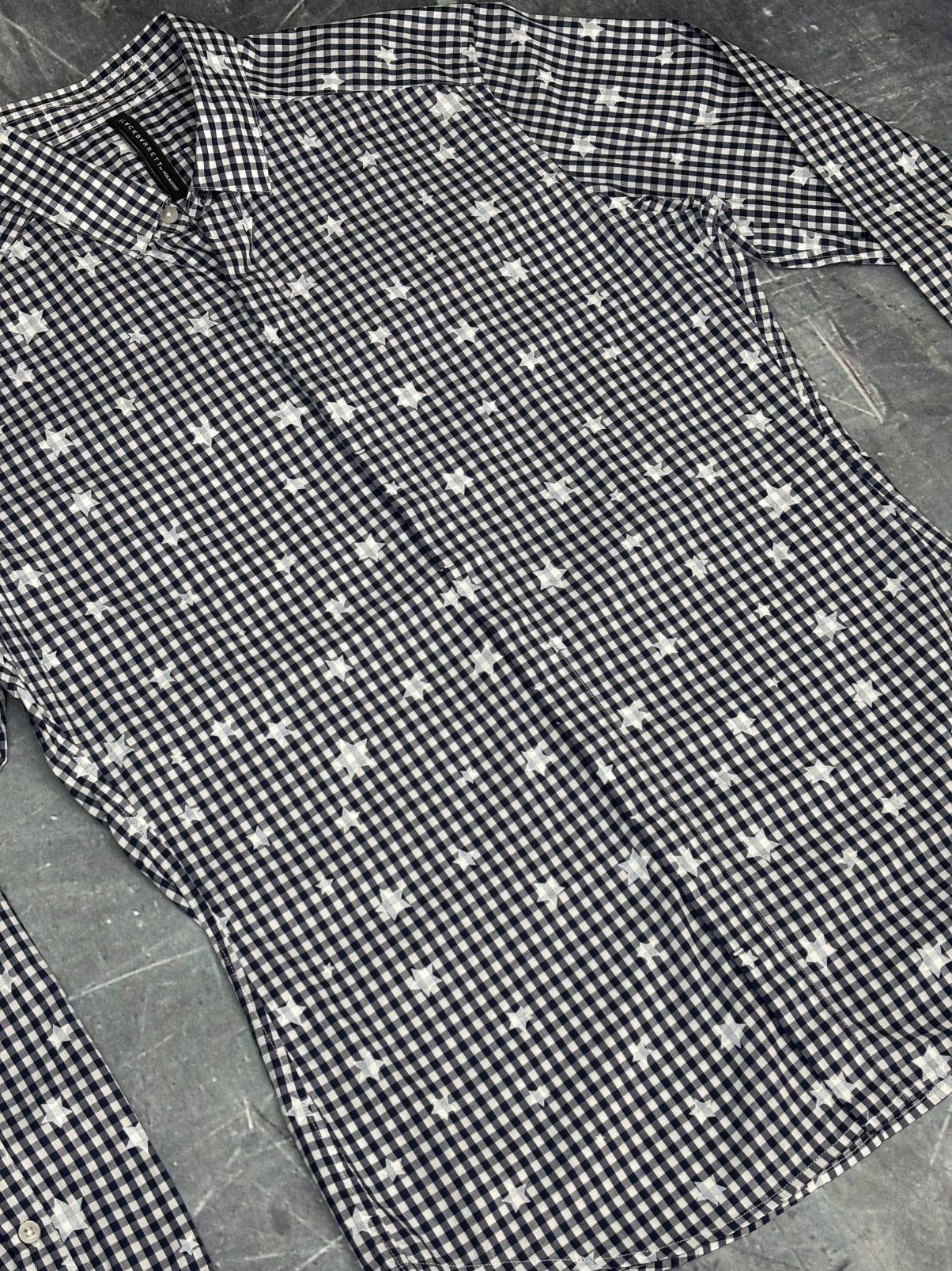 Neil Barrett ⭐️Black Barrett by Neil Barrett Gingham Star Button Up Size US S / EU 44-46 / 1 - 2 Thumbnail