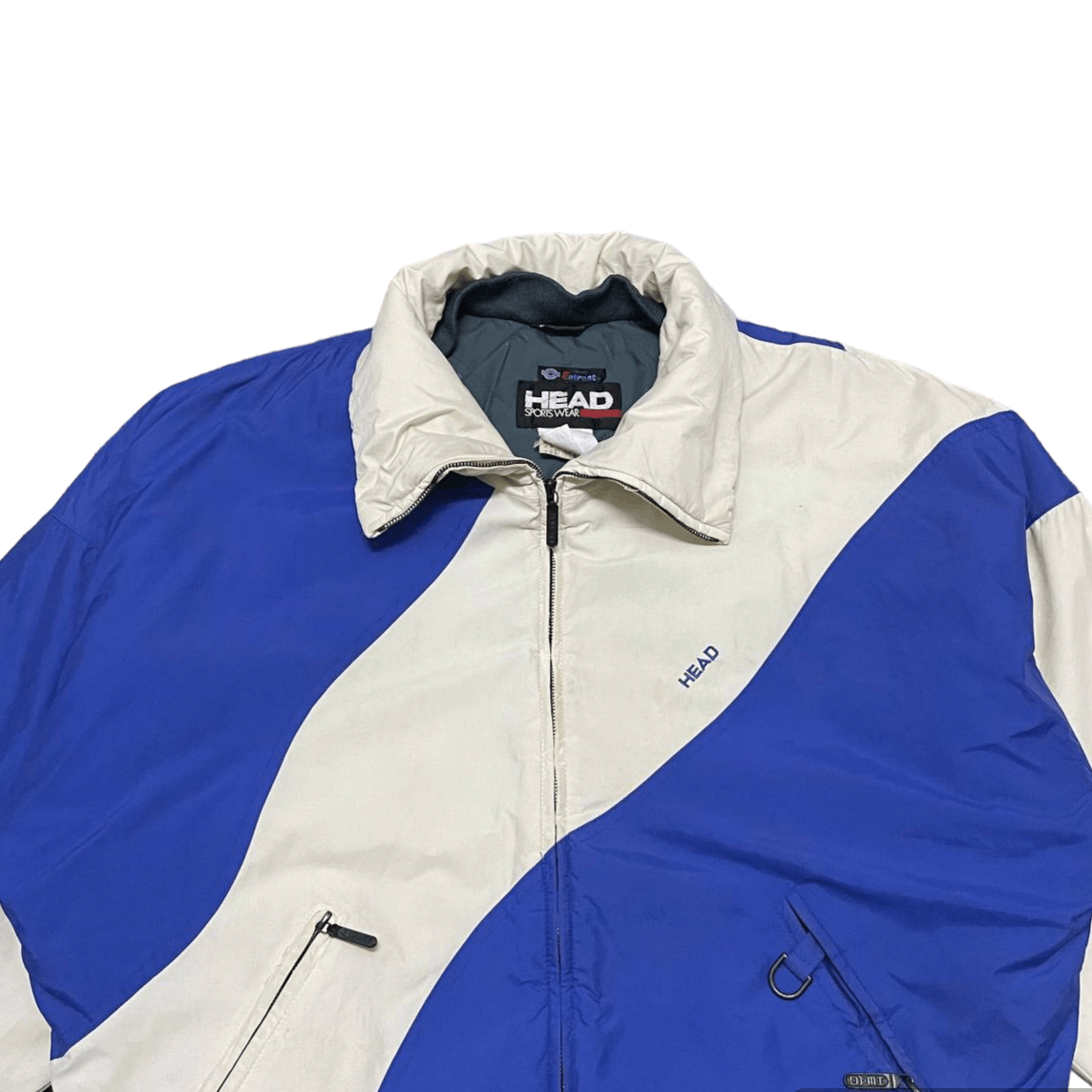 Japanese Brand Vintage Head Colour Block Balloon Sleeve Jacket Size US L / EU 52-54 / 3 - 2 Thumbnail