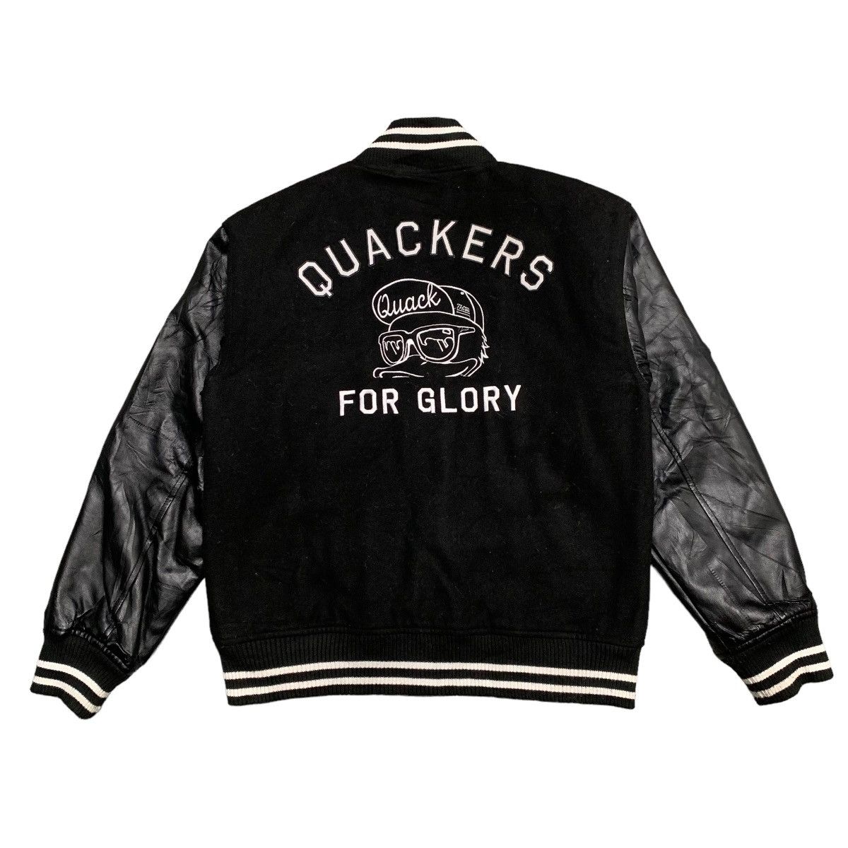 Japanese Brand B One Soul Duck Dude Quackers Varsity Jacket Size US M / EU 48-50 / 2 - 9 Thumbnail