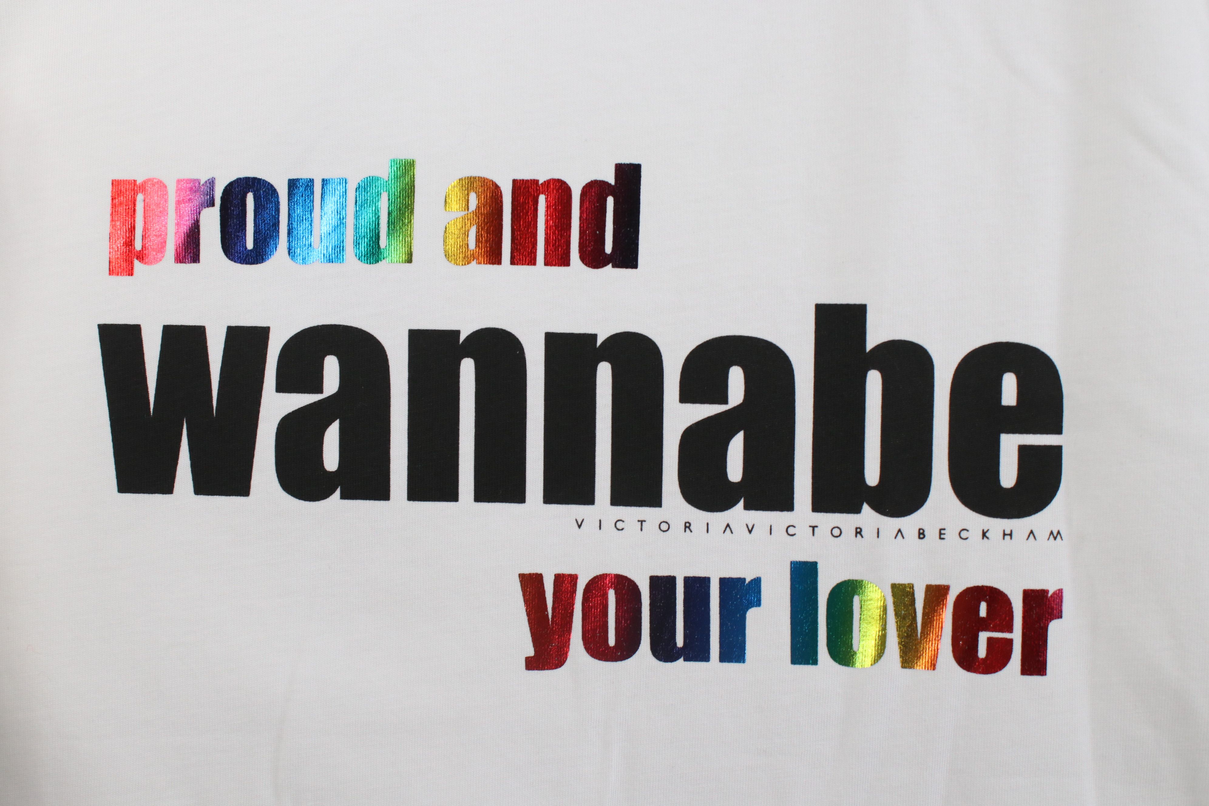 Victoria Beckham New Victoria Beckham Proud and Wannabe Your Love T-Shirt Size S / US 4 / IT 40 - 5 Thumbnail