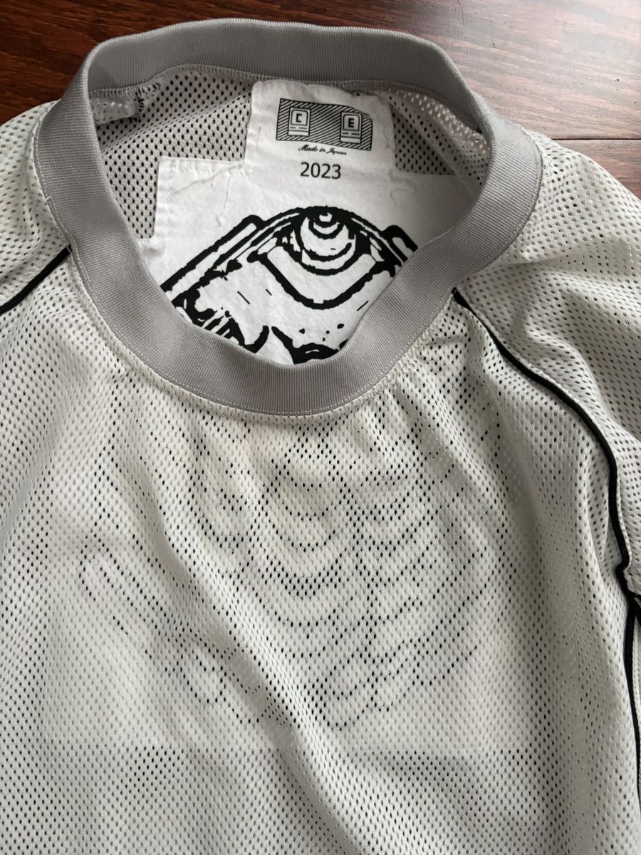 Cav Empt Cav Empt Mesh Raglan Colour Long Sleeve T-Shirt Grey Size US XL / EU 56 / 4 - 3 Thumbnail