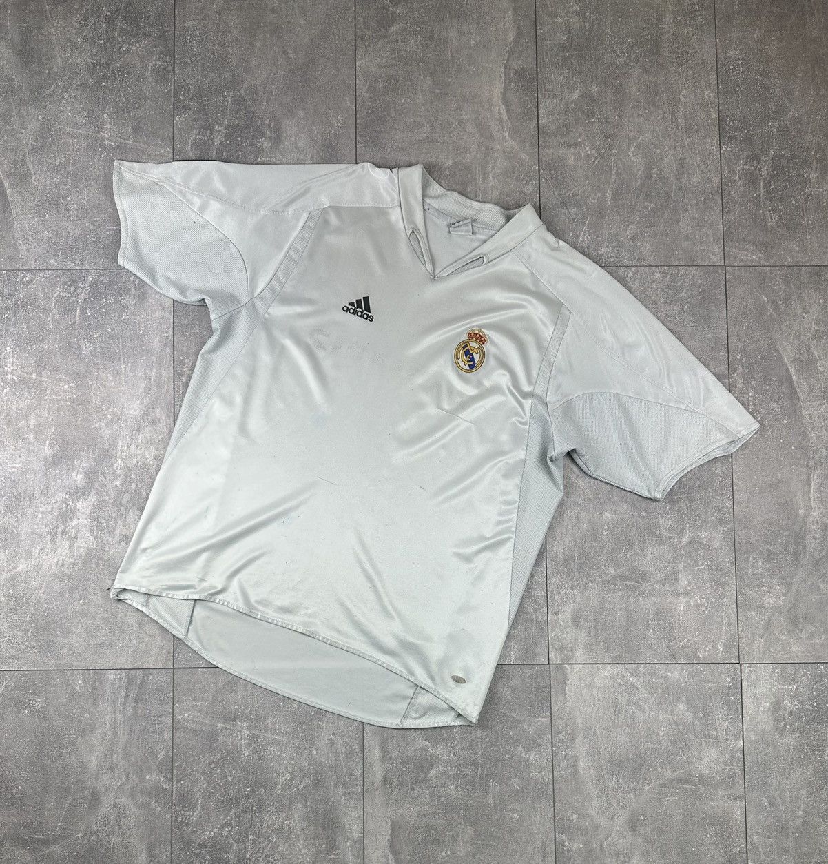 Adidas Adidas Real Madrid 2004/05 Distressed Soccer Jersey Size US XL / EU 56 / 4 - 1 Thumbnail