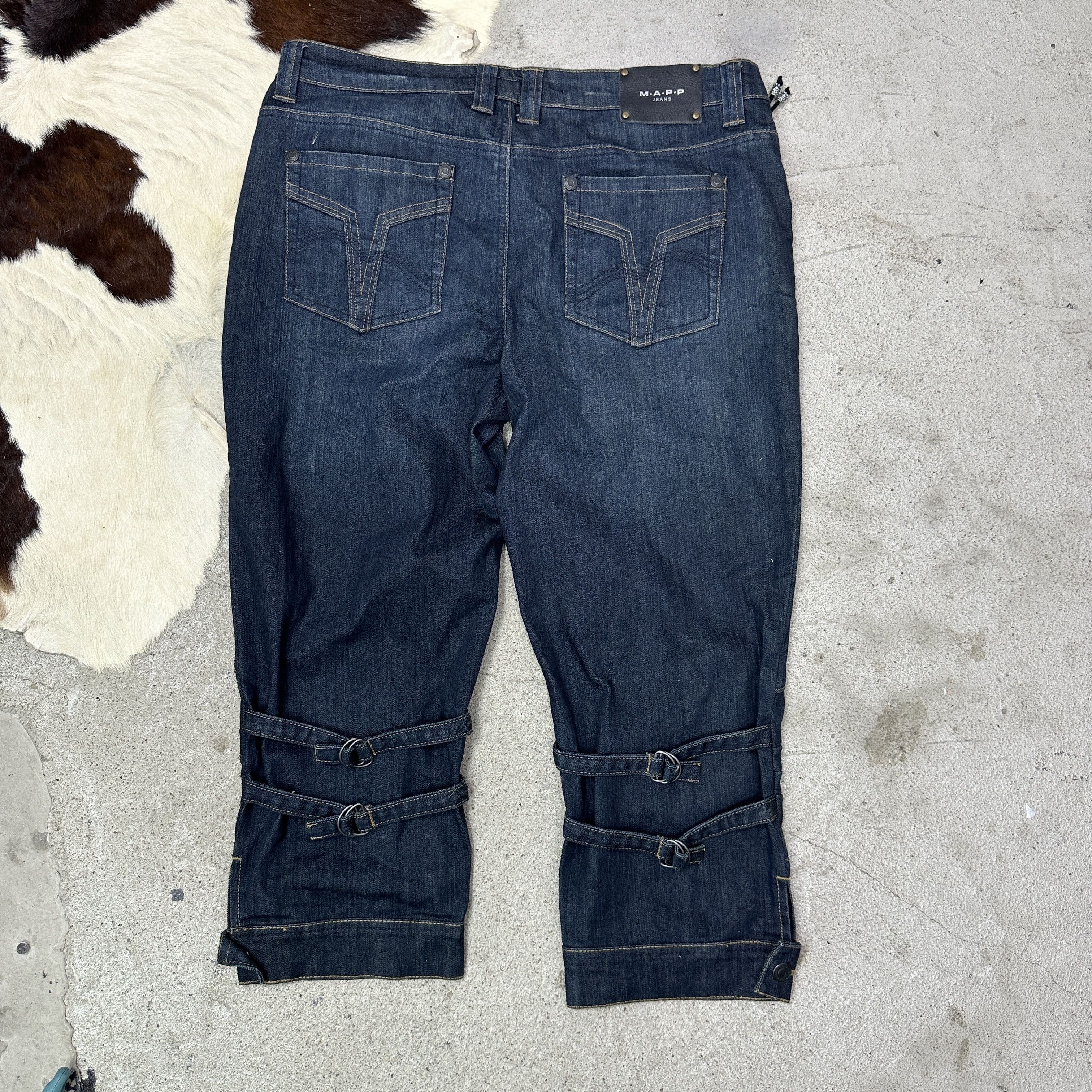 Vintage Vintage Denim Preppy Old Money 3/4 Bondage Jeans Pants Size 27" / US 4 / IT 40 - 5 Thumbnail