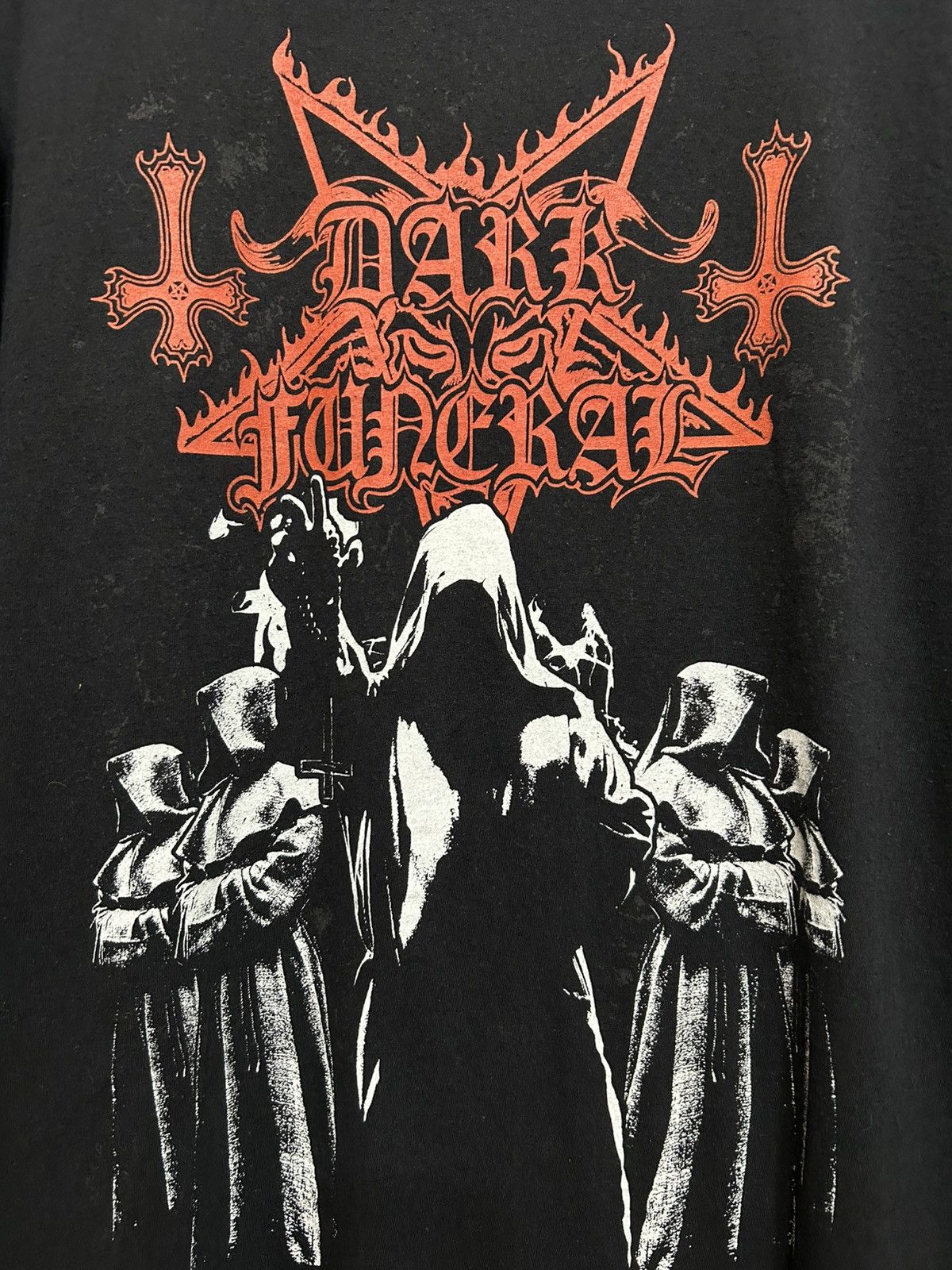 Band Tees Dark Funeral Monks 2018 Black Metal Band Long Sleeve T-Shirt Size US L / EU 52-54 / 3 - 3 Thumbnail