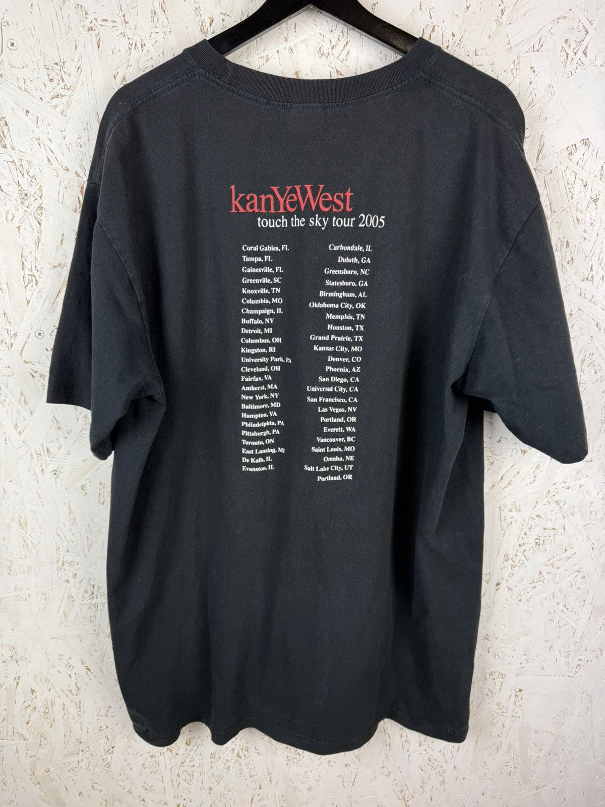 Band Tees Kanye West 2005 Late Registration Touch The Sky Tour T-Shirt Size US XL / EU 56 / 4 - 5 Thumbnail